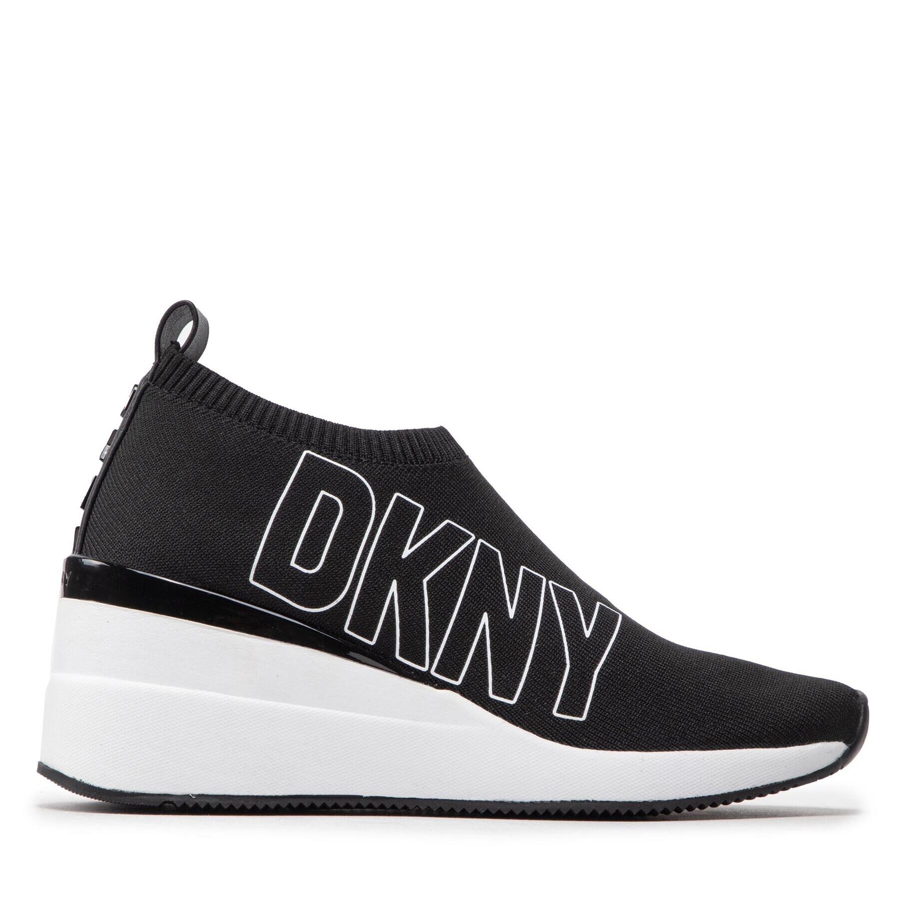 DKNY Sneakers -Pavi-Slip On Wedge Negru - Pled.ro