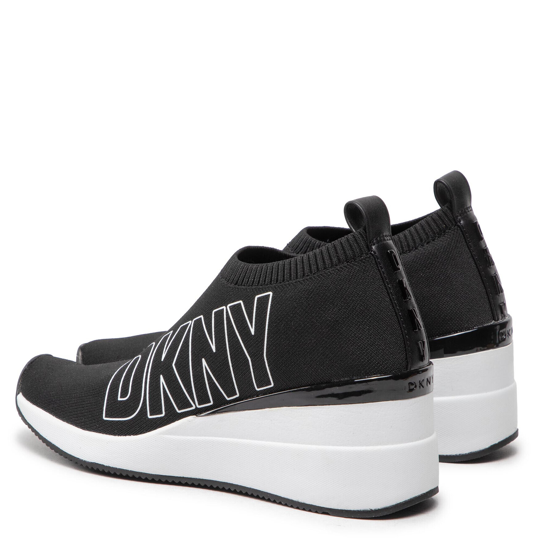 DKNY Sneakers -Pavi-Slip On Wedge Negru - Pled.ro