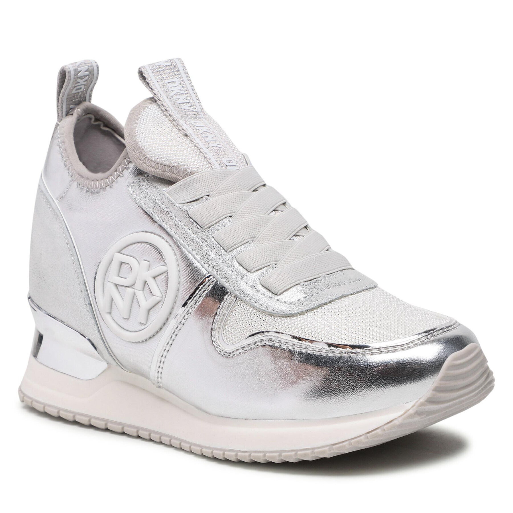 DKNY Sneakers Sabatini K1243124 Argintiu - Pled.ro