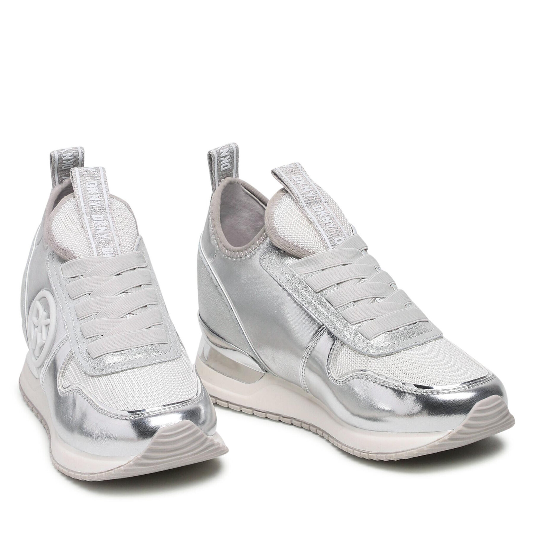 DKNY Sneakers Sabatini K1243124 Argintiu - Pled.ro