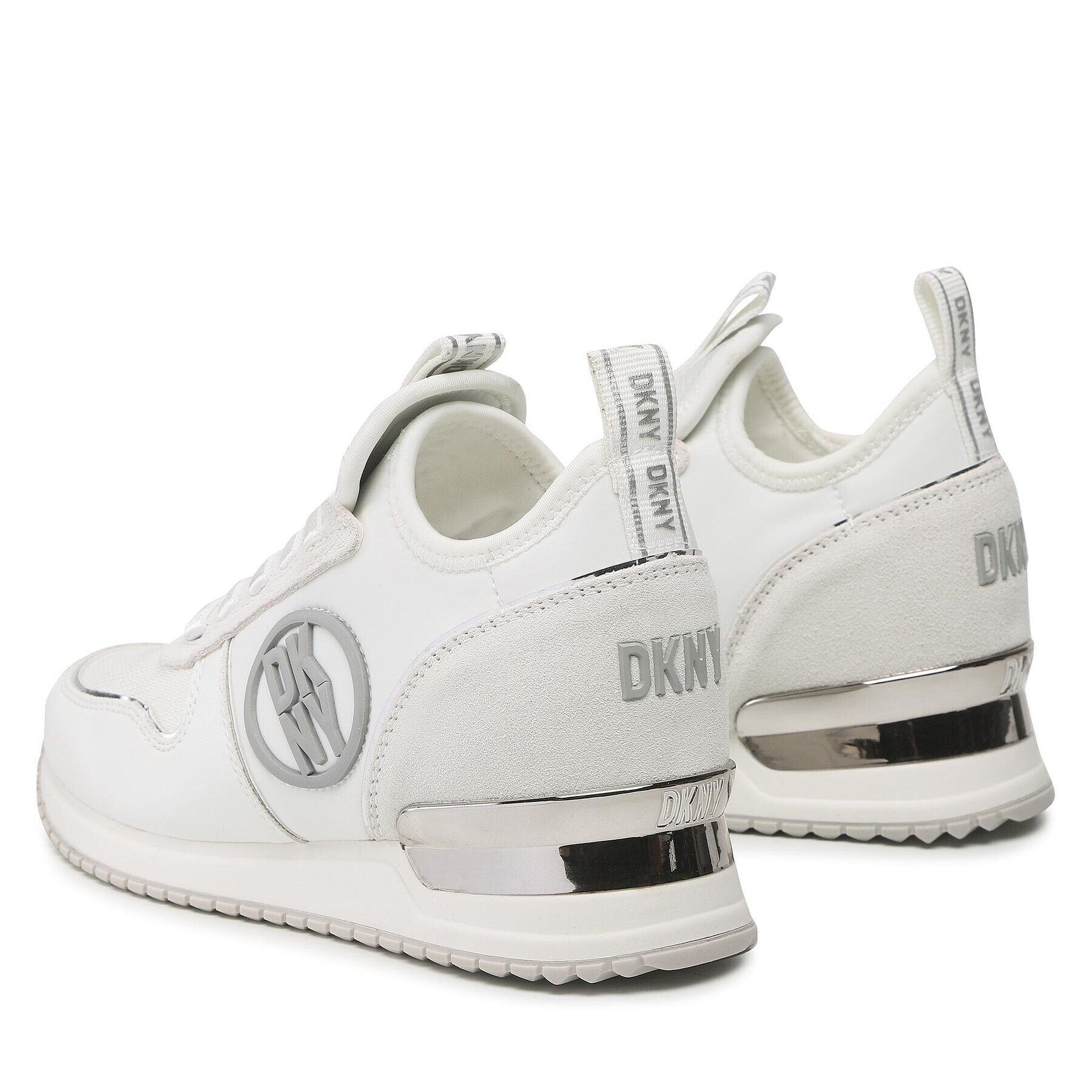 DKNY Sneakers Sabatini K4261395 Alb - Pled.ro