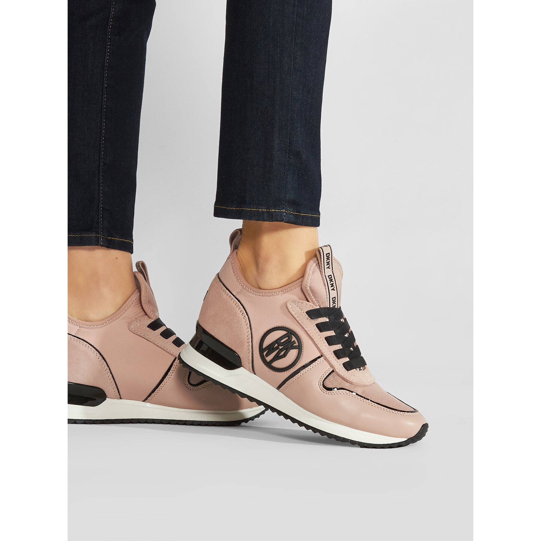 DKNY Sneakers Sabatini K4261395 Bej - Pled.ro