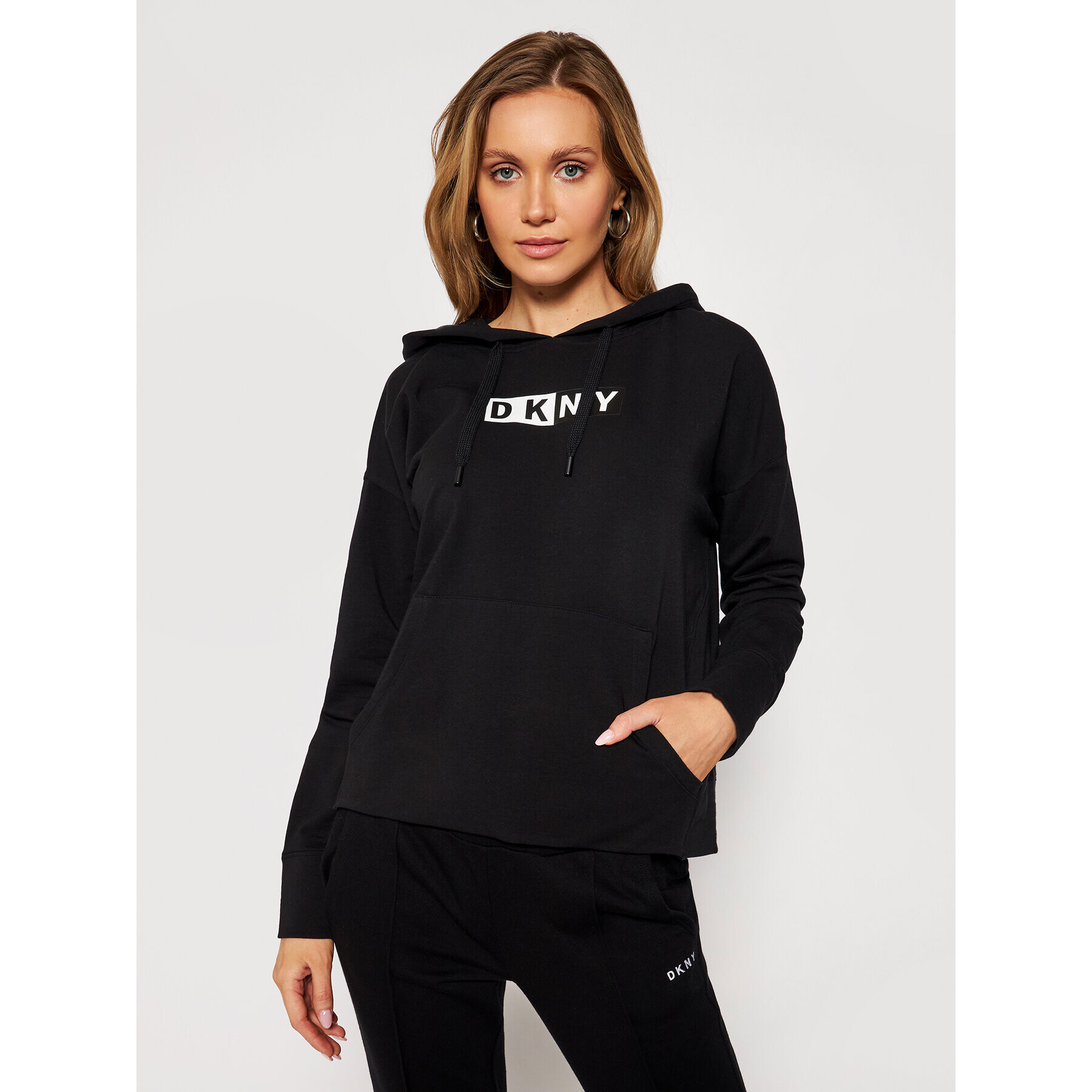 DKNY Sport Bluză DP0T7713 Negru Loose Fit - Pled.ro