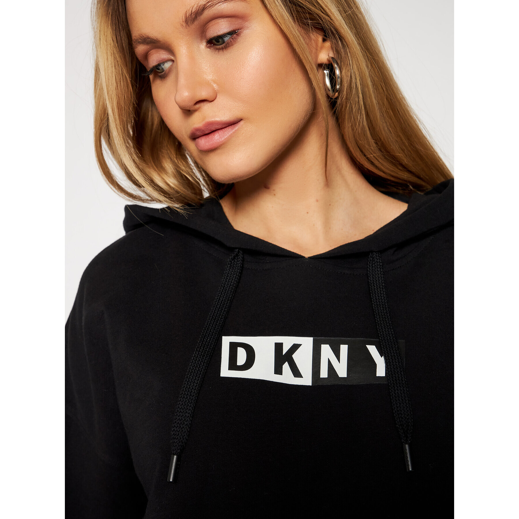 DKNY Sport Bluză DP0T7713 Negru Loose Fit - Pled.ro