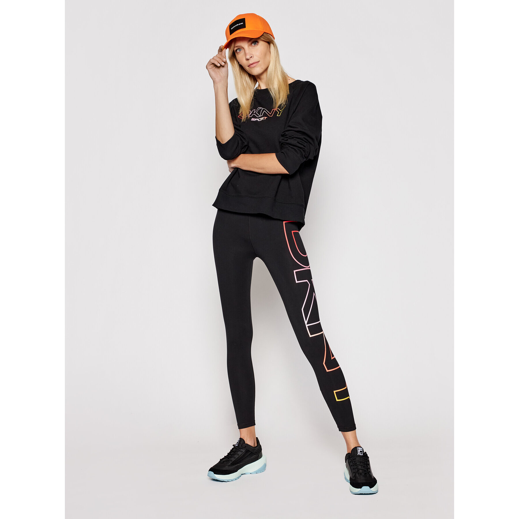 DKNY Sport Bluză DP1T8022 Negru Regular Fit - Pled.ro