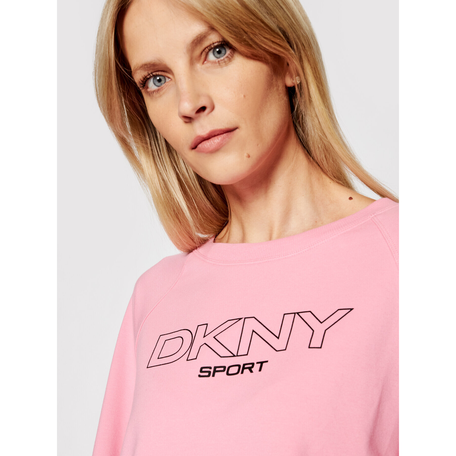 DKNY Sport Bluză DP1T8022 Roz Regular Fit - Pled.ro