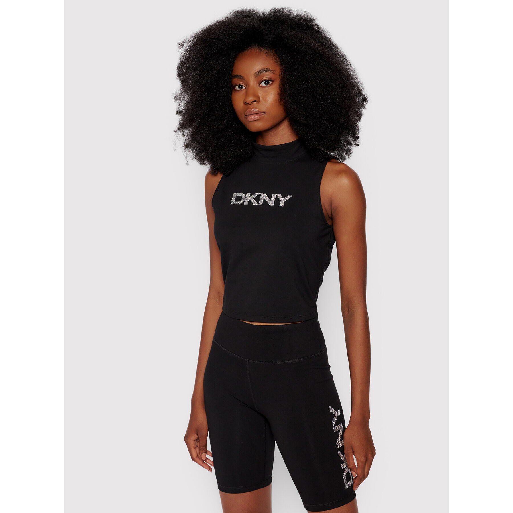 DKNY Sport Bluză DP1T8151 Negru Slim Fit - Pled.ro