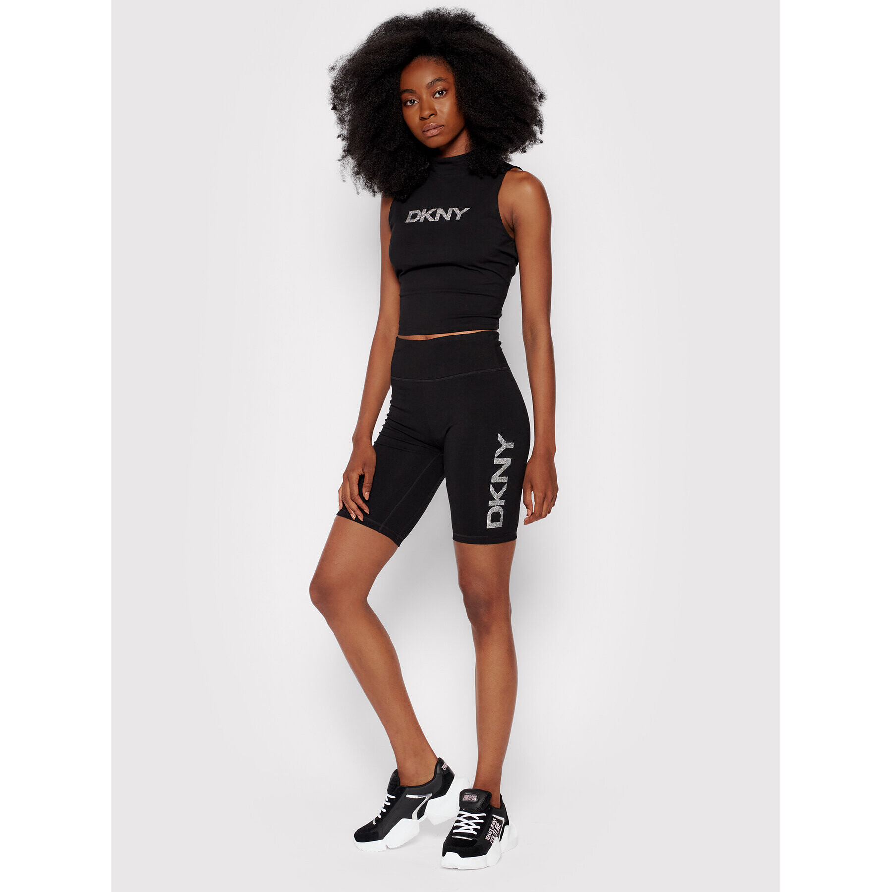 DKNY Sport Bluză DP1T8151 Negru Slim Fit - Pled.ro