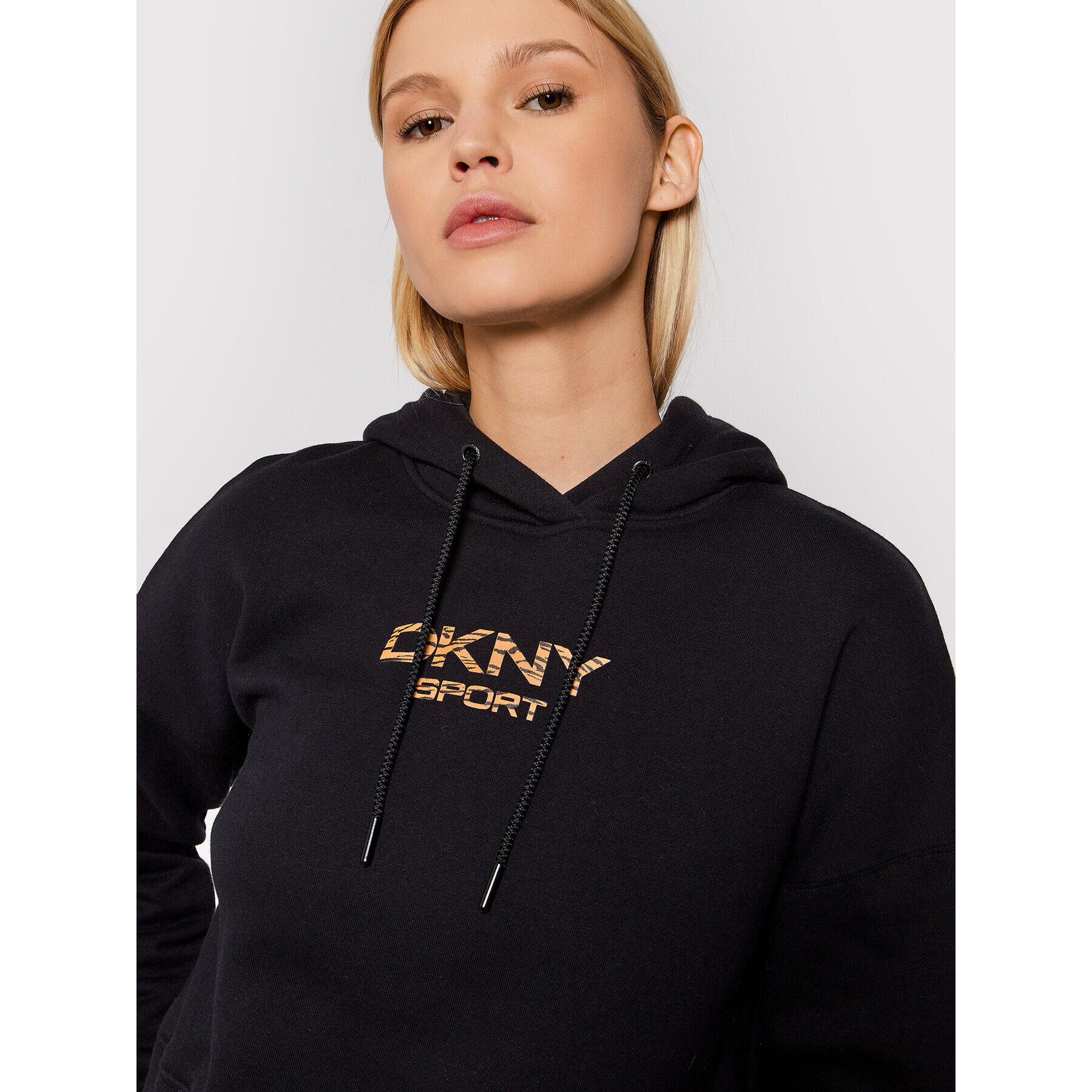 DKNY Sport Bluză DP1T8221 Negru Relaxed Fit - Pled.ro