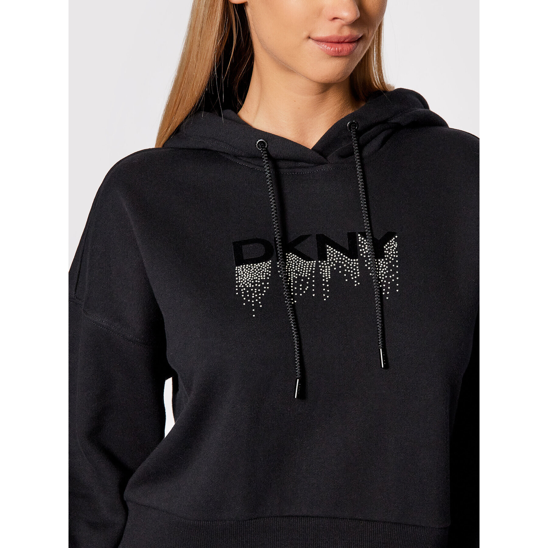 DKNY Sport Bluză DP1T8275 Negru Regular Fit - Pled.ro