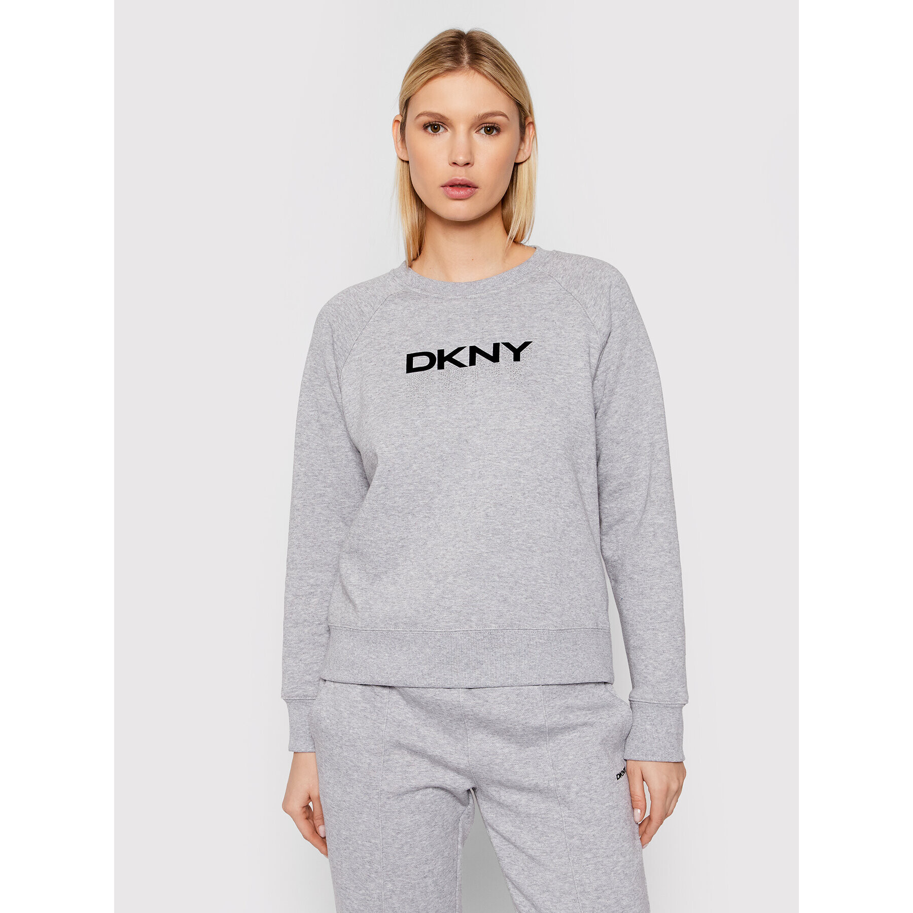 DKNY Sport Bluză DP1T8276 Gri Regular Fit - Pled.ro