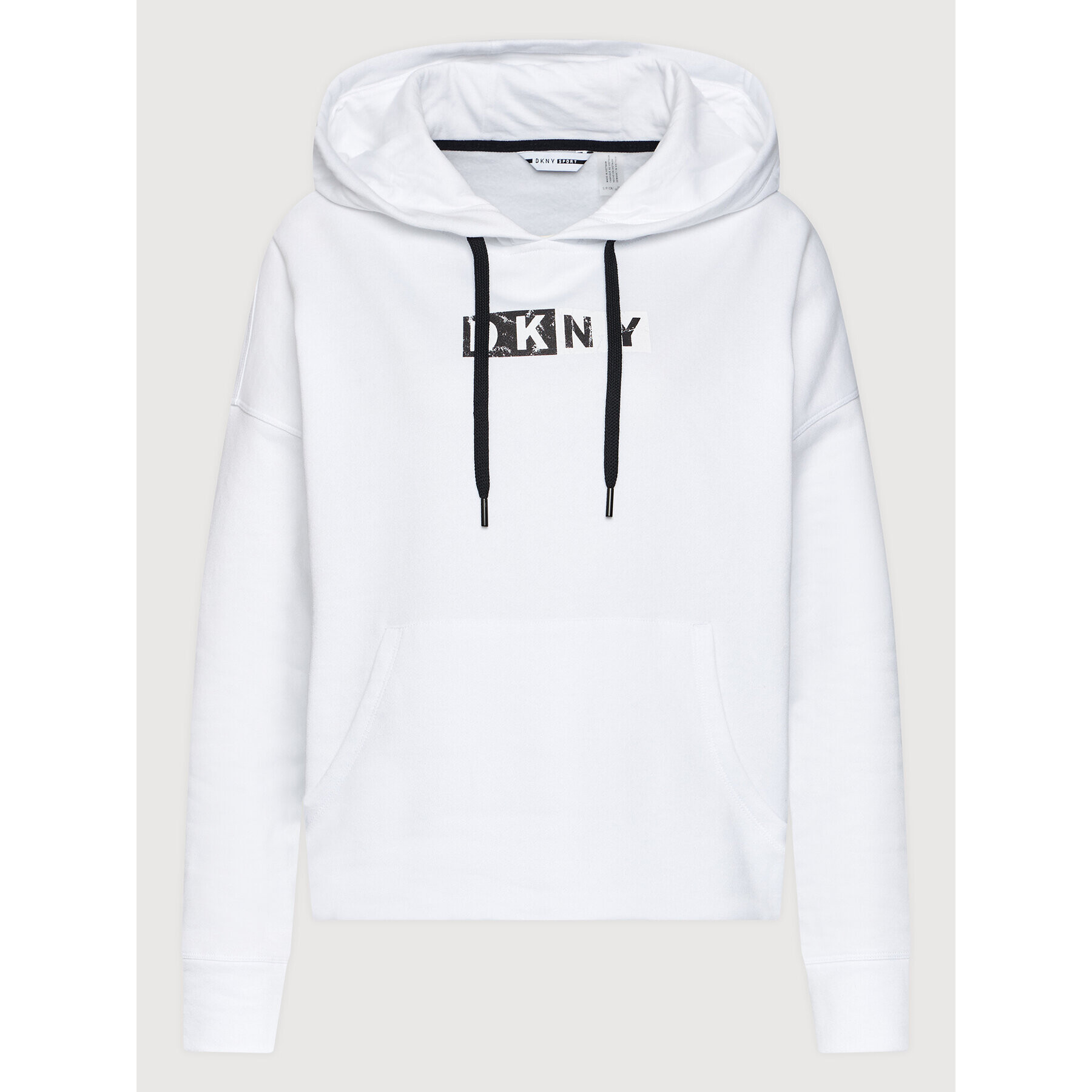 DKNY Sport Bluză DP1T8291 Alb Relaxed Fit - Pled.ro