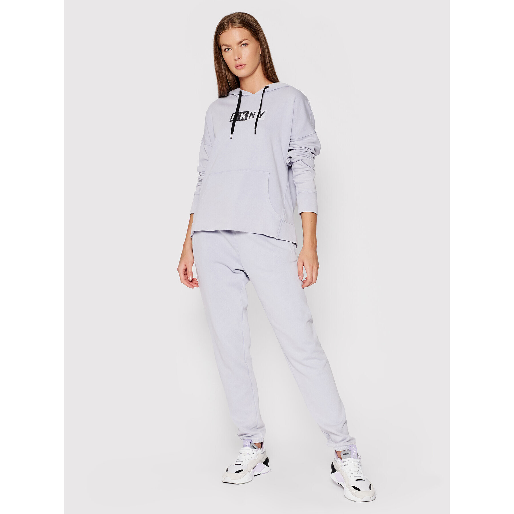 DKNY Sport Bluză DP1T8326 Albastru Relaxed Fit - Pled.ro