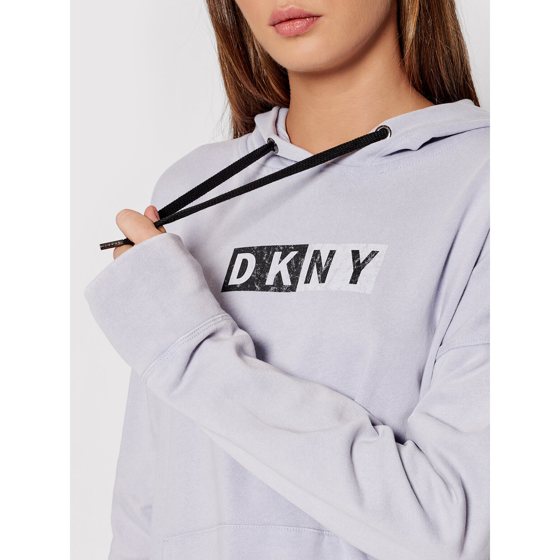 DKNY Sport Bluză DP1T8326 Albastru Relaxed Fit - Pled.ro