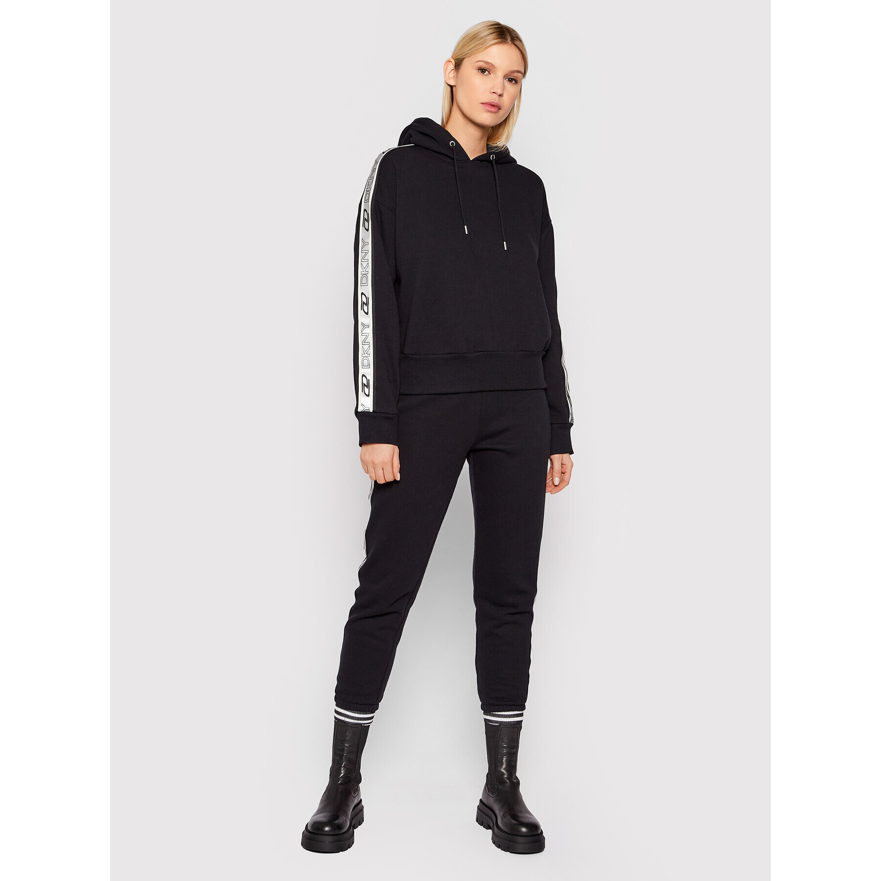 DKNY Sport Bluză DP1T8377 Negru Regular Fit - Pled.ro