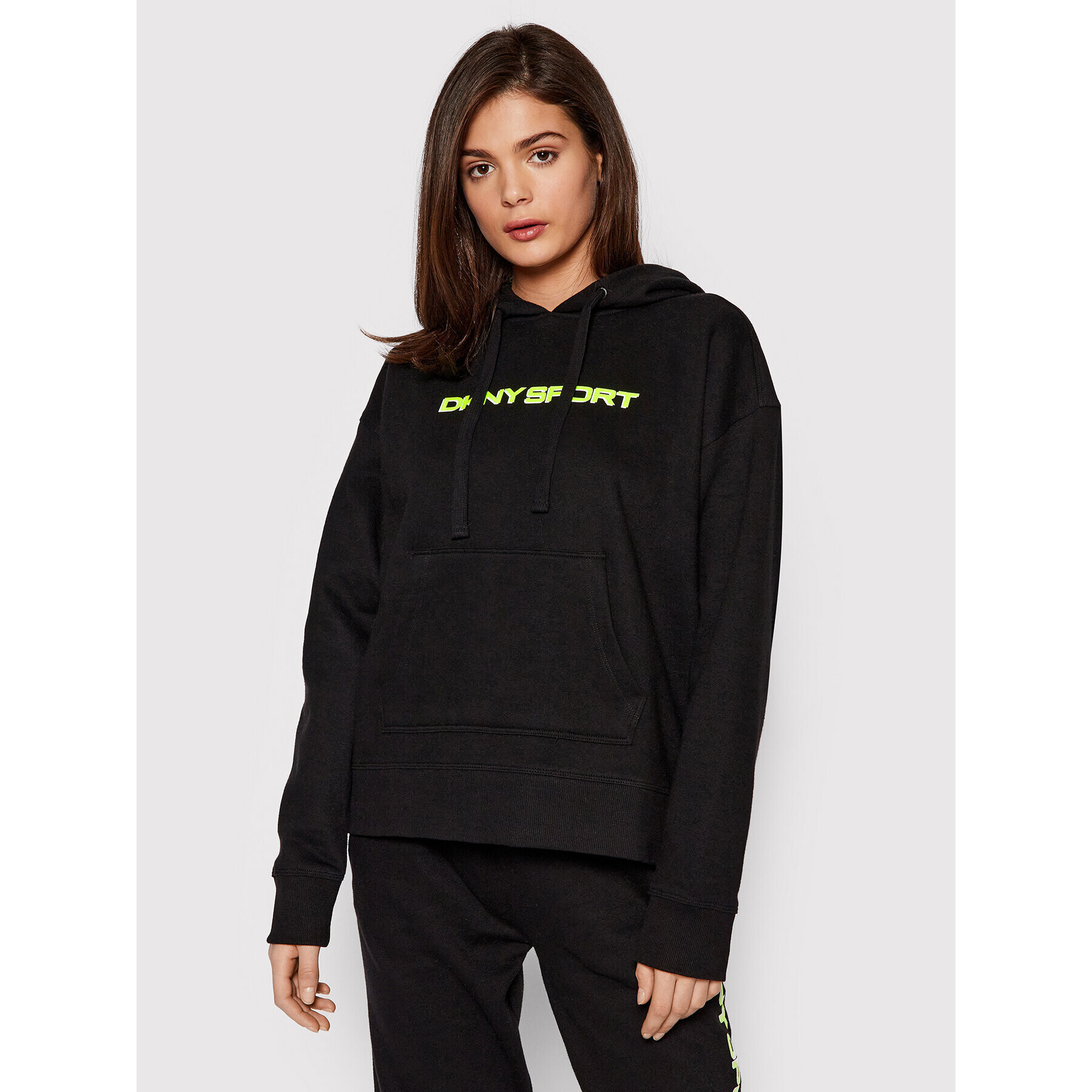 DKNY Sport Bluză DP1T8423 Negru Oversize - Pled.ro