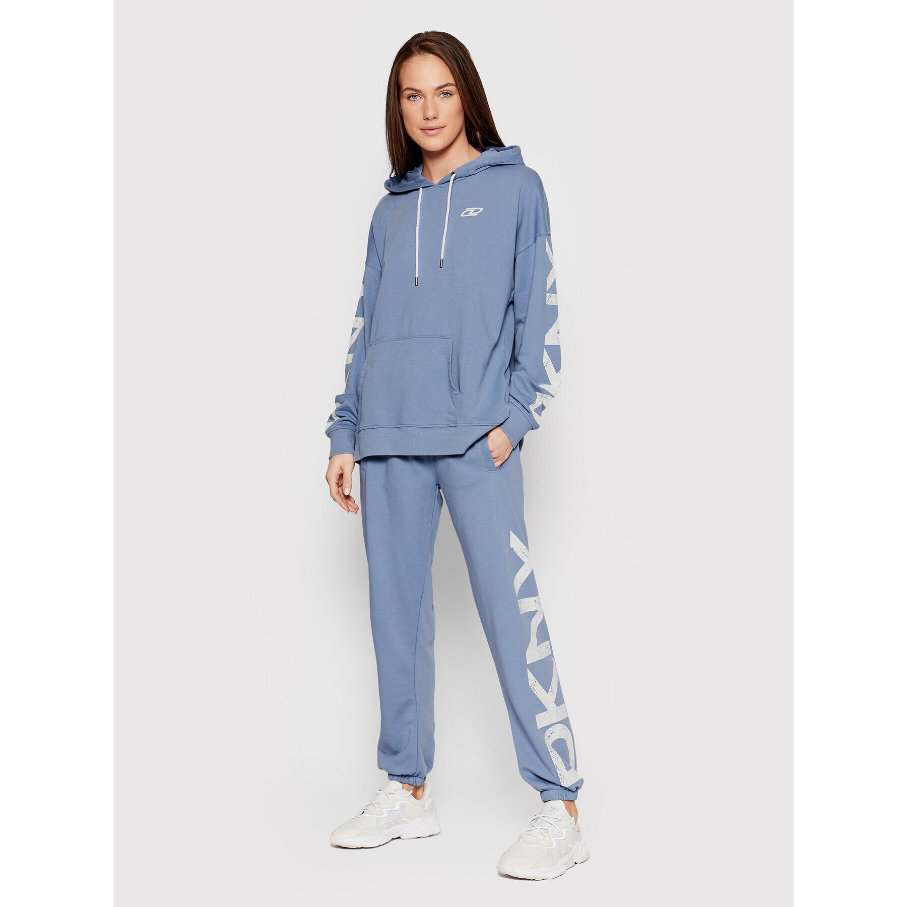 DKNY Sport Bluză DP1T8461 Albastru Relaxed Fit - Pled.ro