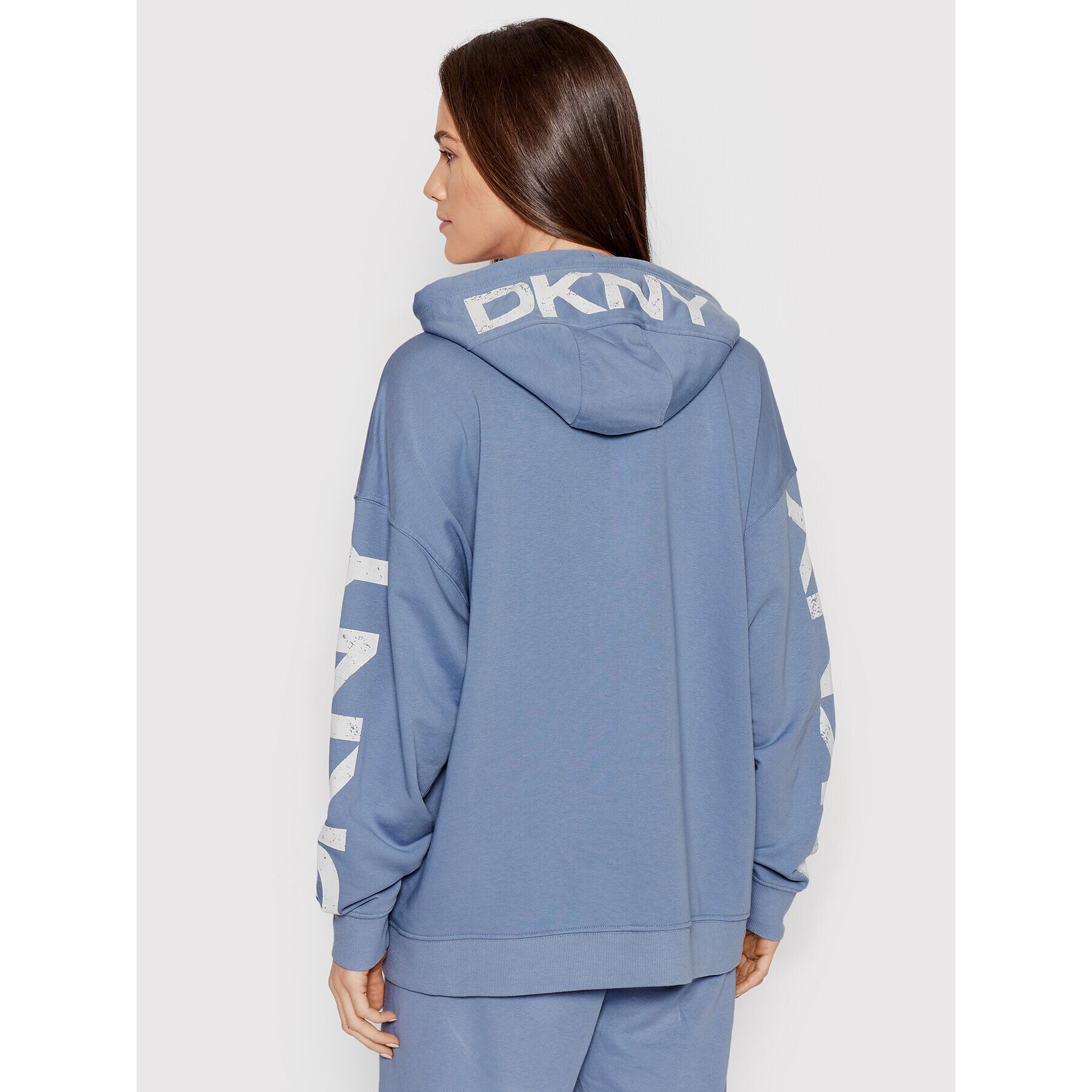 DKNY Sport Bluză DP1T8461 Albastru Relaxed Fit - Pled.ro