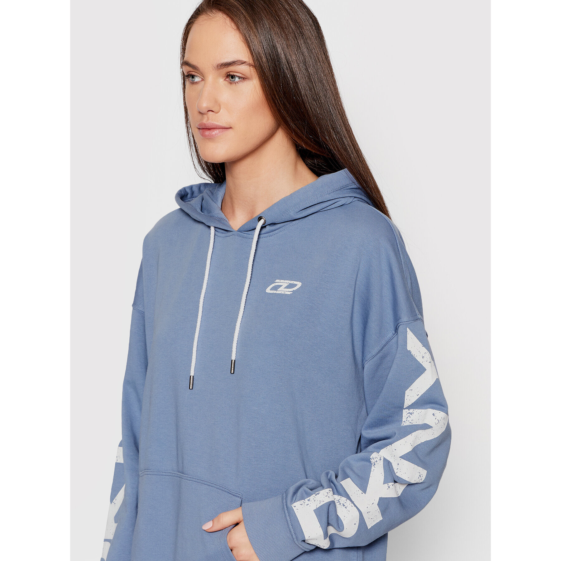 DKNY Sport Bluză DP1T8461 Albastru Relaxed Fit - Pled.ro