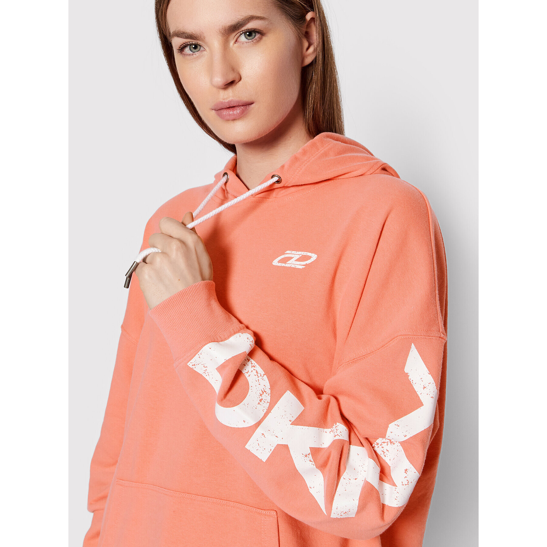 DKNY Sport Bluză DP1T8461 Portocaliu Relaxed Fit - Pled.ro