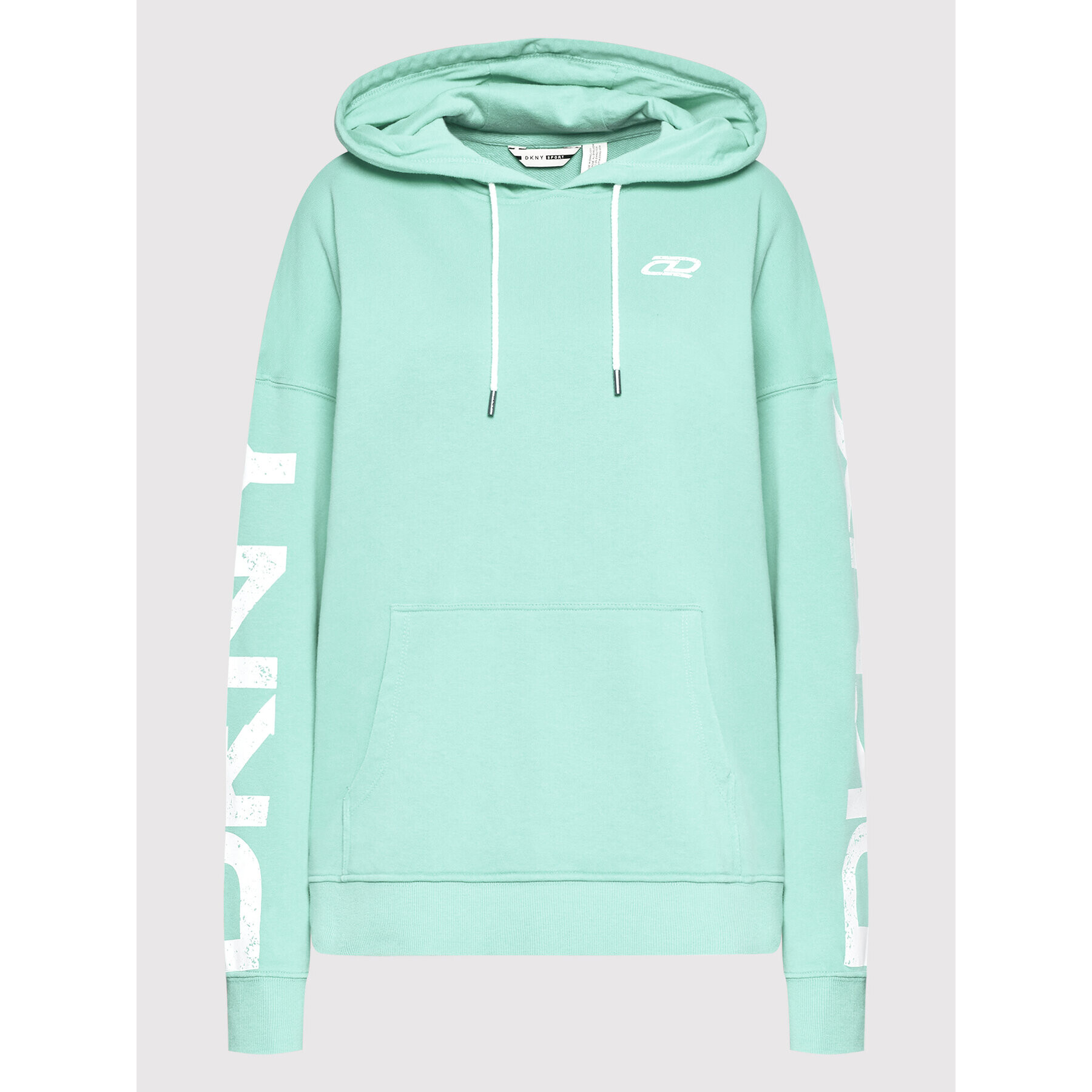 DKNY Sport Bluză DP1T8461 Verde Relaxed Fit - Pled.ro