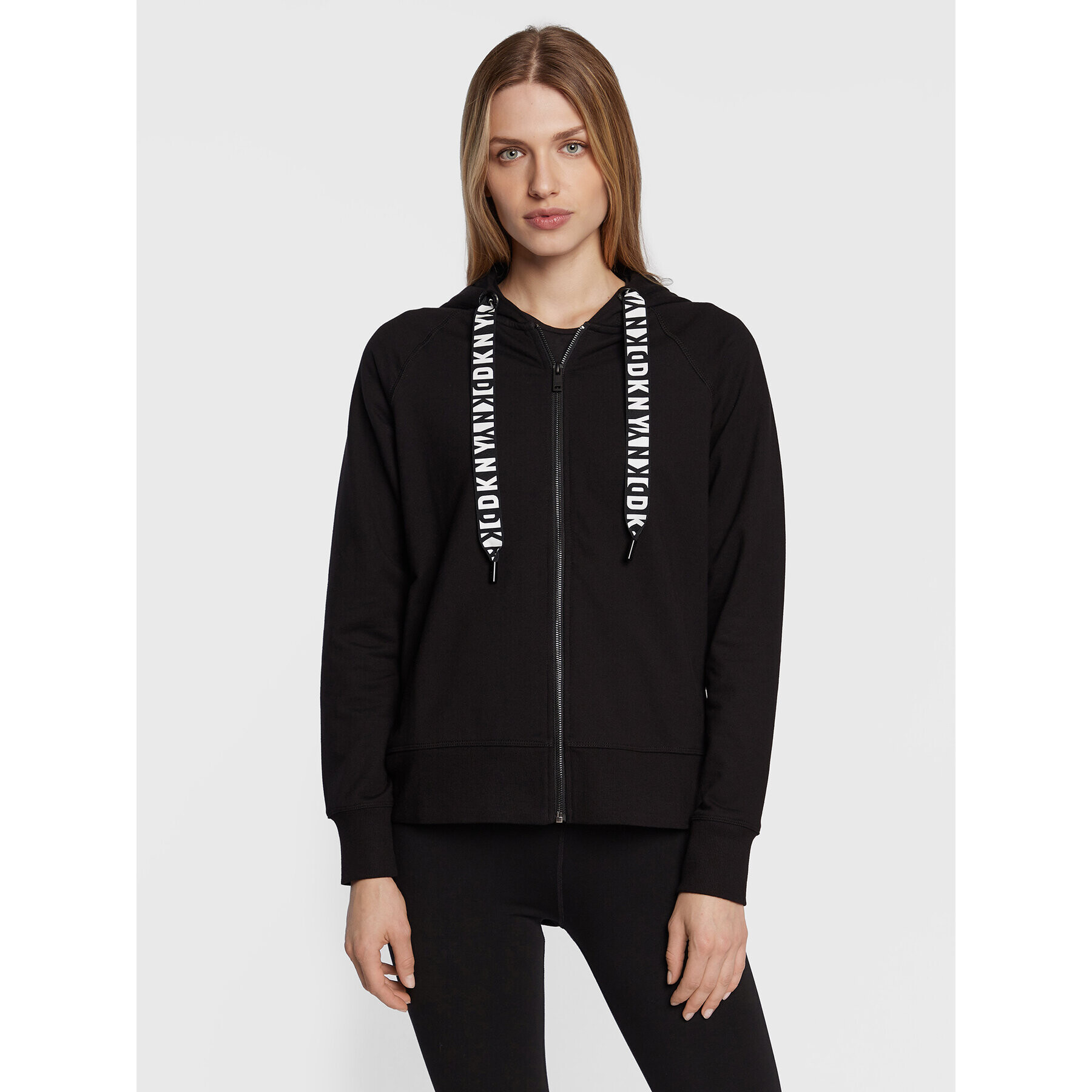 DKNY Sport Bluză DP2J8598 Negru Regular Fit - Pled.ro