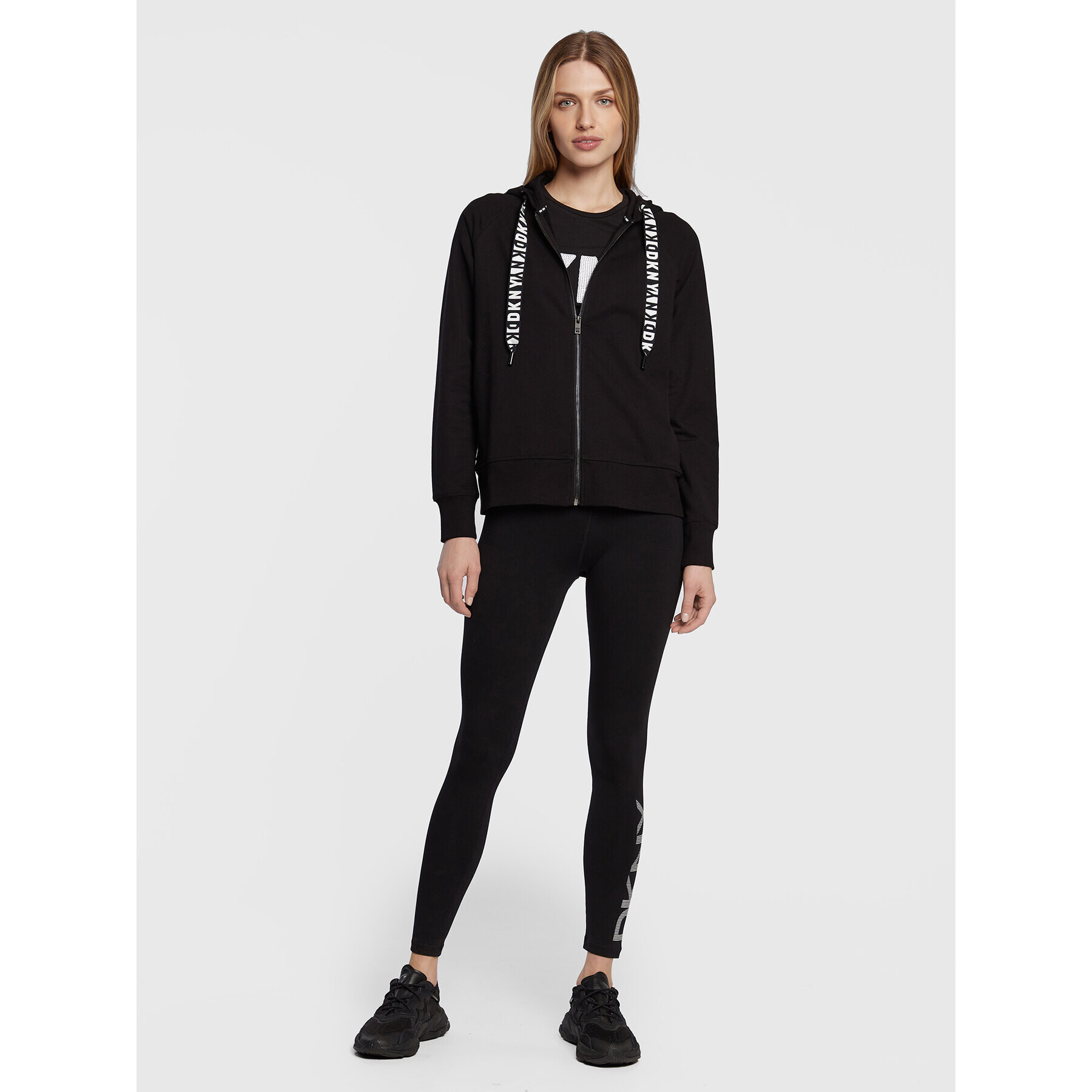 DKNY Sport Bluză DP2J8598 Negru Regular Fit - Pled.ro