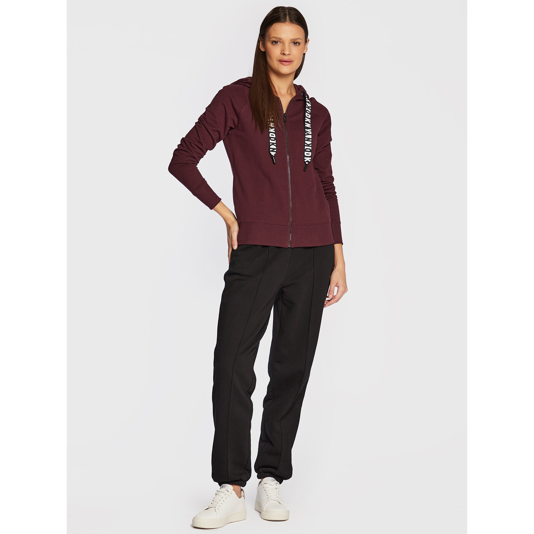 DKNY Sport Bluză DP2J8598 Vișiniu Regular Fit - Pled.ro