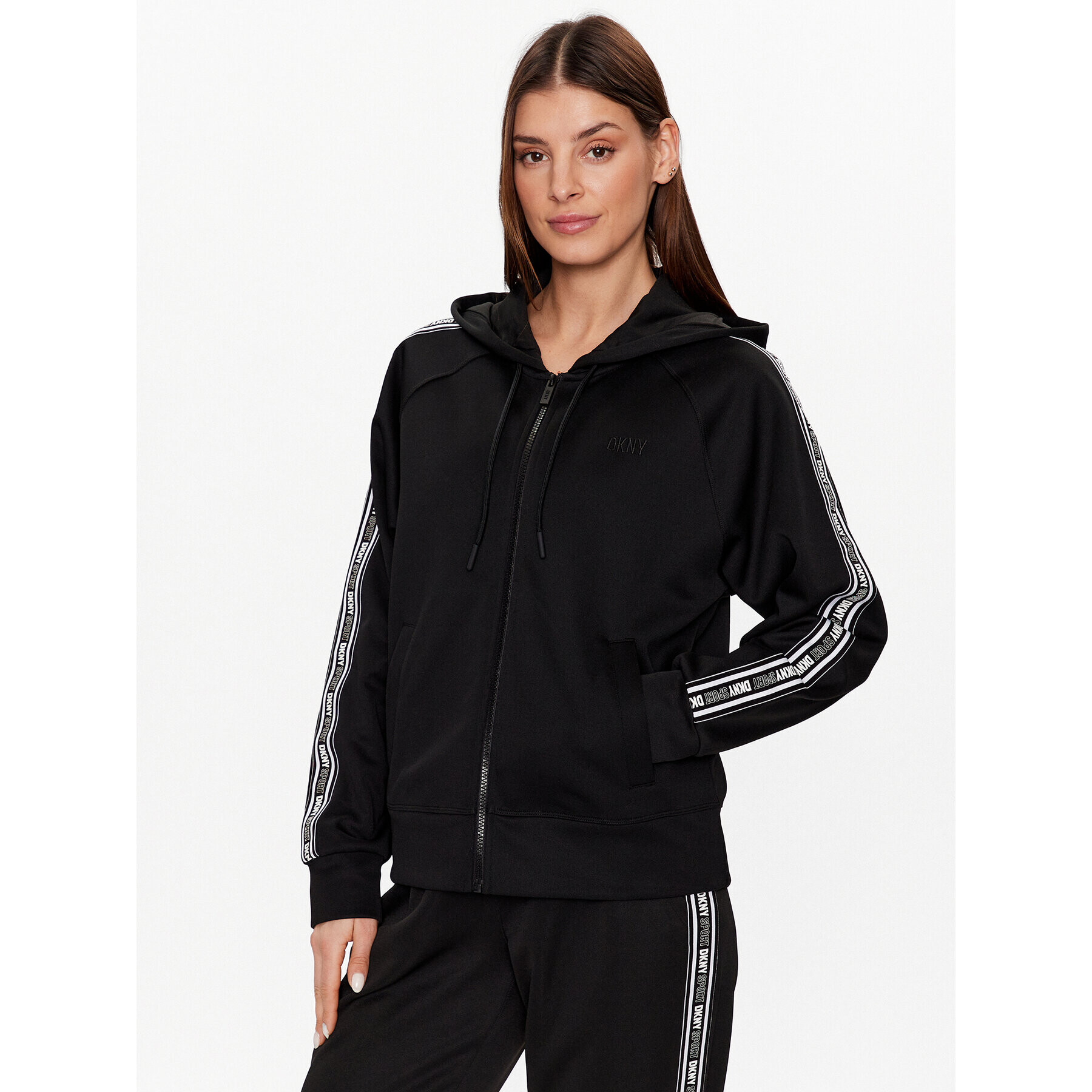 DKNY Sport Bluză DP2J9250 Negru Classic Fit - Pled.ro