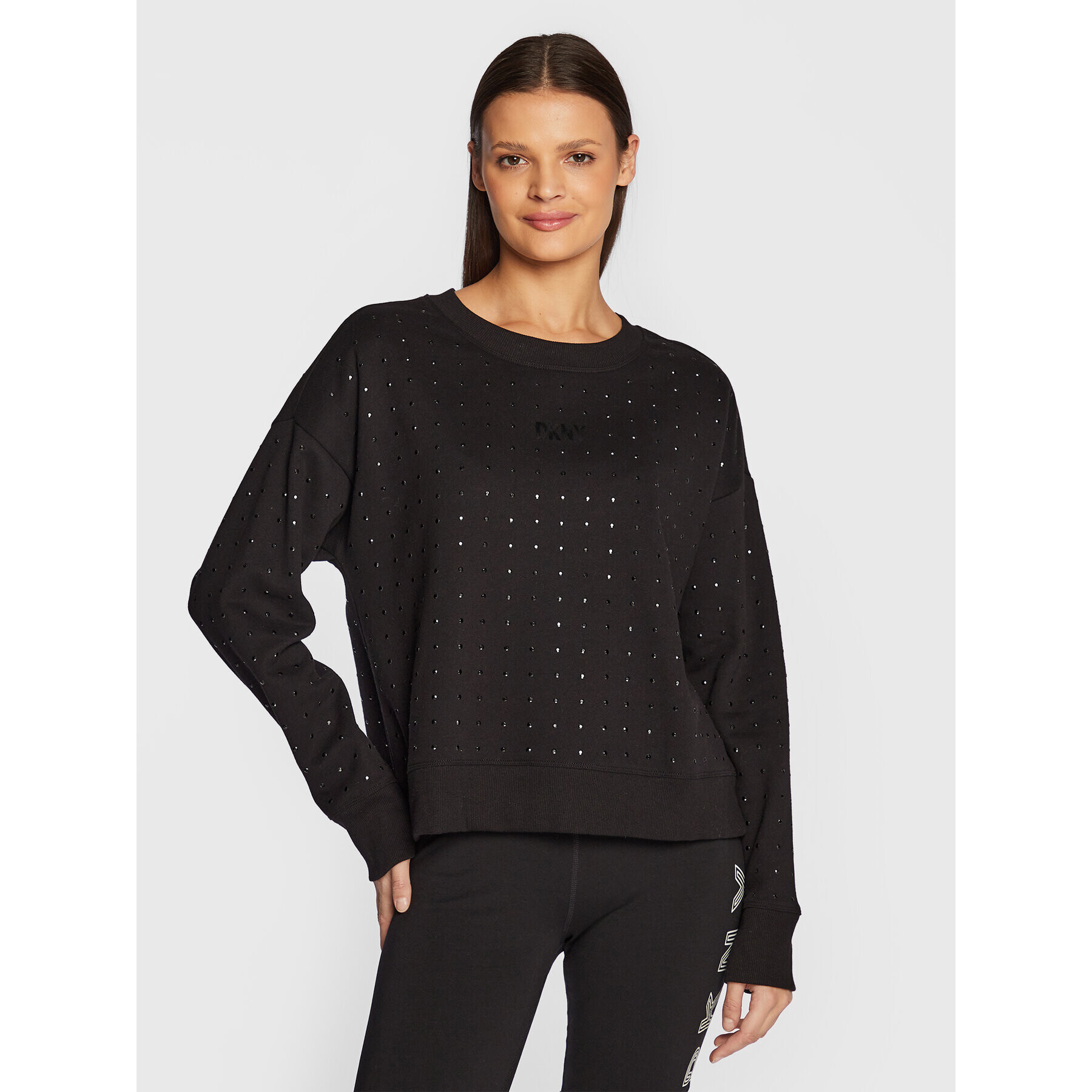 DKNY Sport Bluză DP2T7110 Negru Regular Fit - Pled.ro