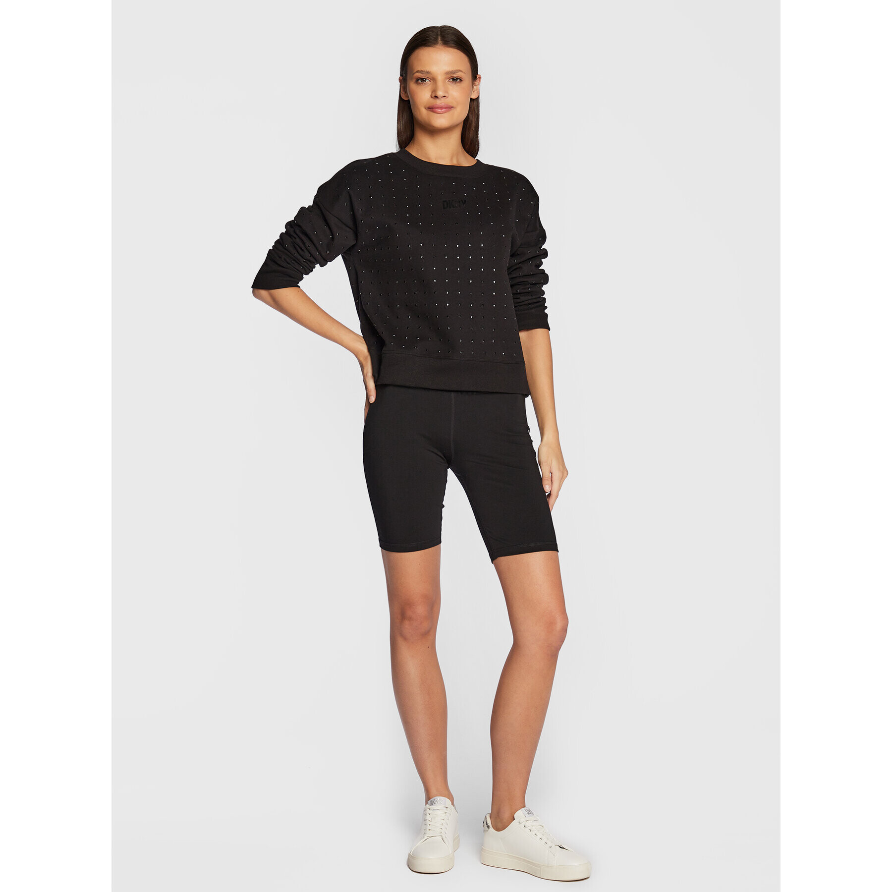 DKNY Sport Bluză DP2T7110 Negru Regular Fit - Pled.ro