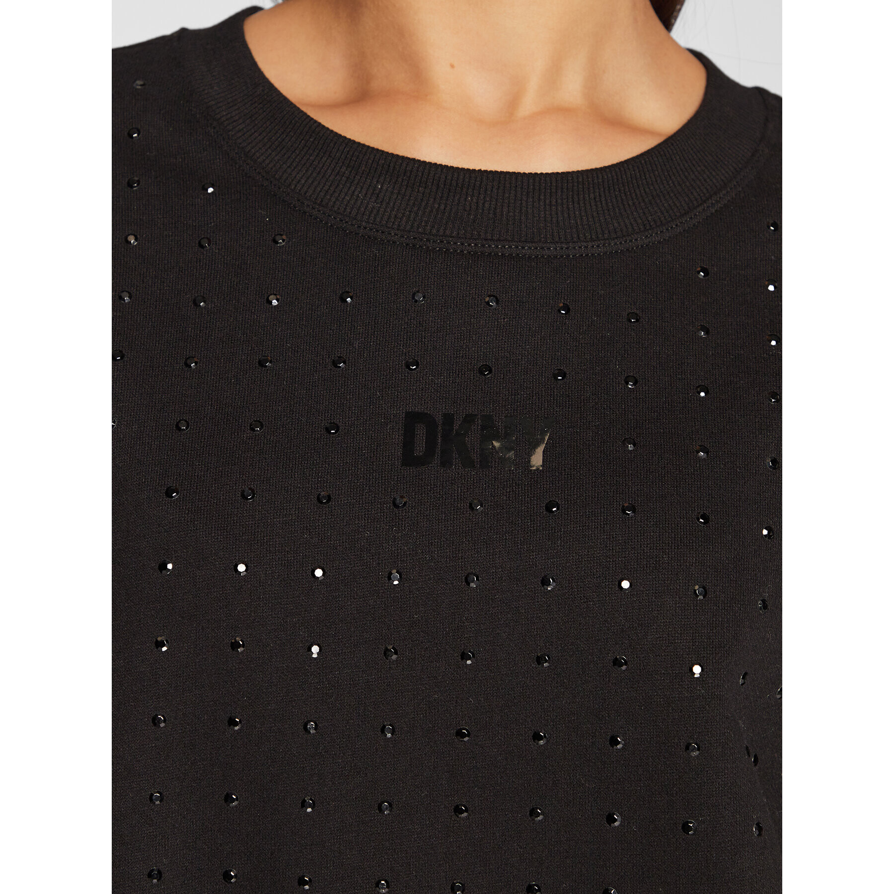 DKNY Sport Bluză DP2T7110 Negru Regular Fit - Pled.ro