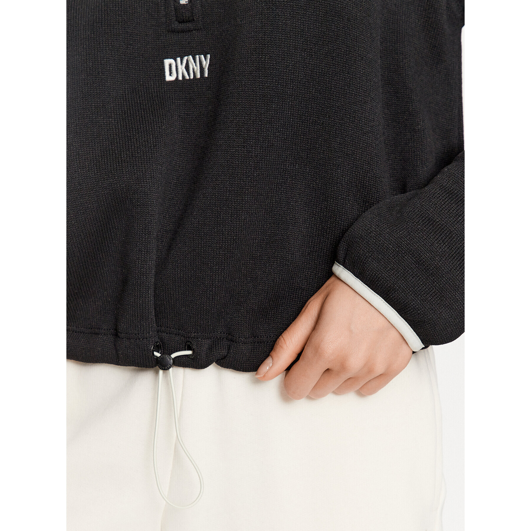 DKNY Sport Bluză DP2T8237 Negru Regular Fit - Pled.ro