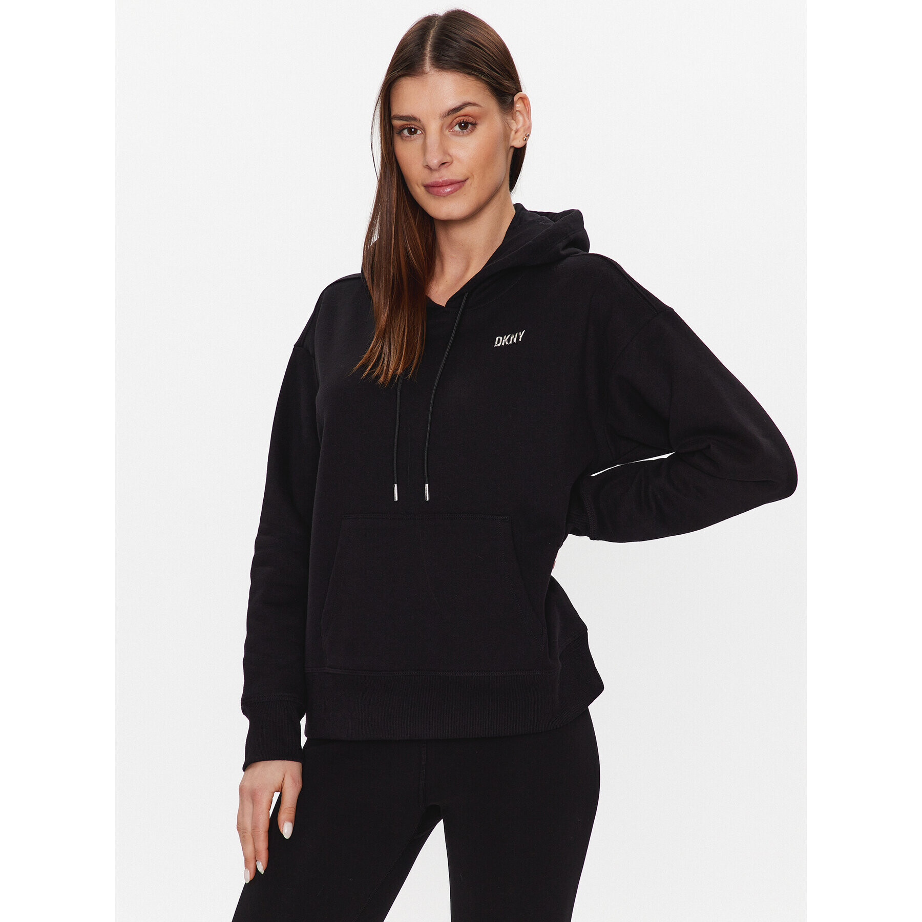 DKNY Sport Bluză DP2T9057 Negru Classic Fit - Pled.ro