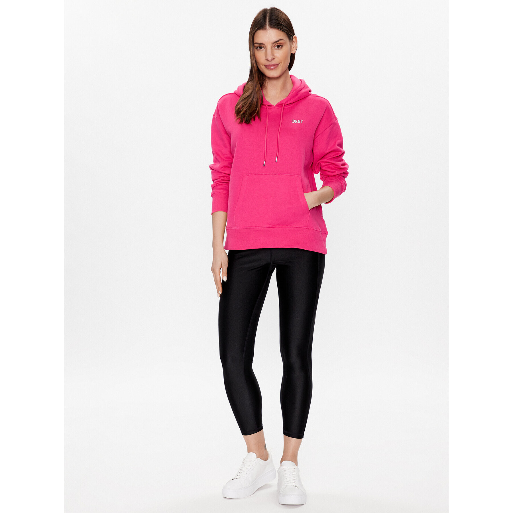 DKNY Sport Bluză DP2T9057 Roz Classic Fit - Pled.ro