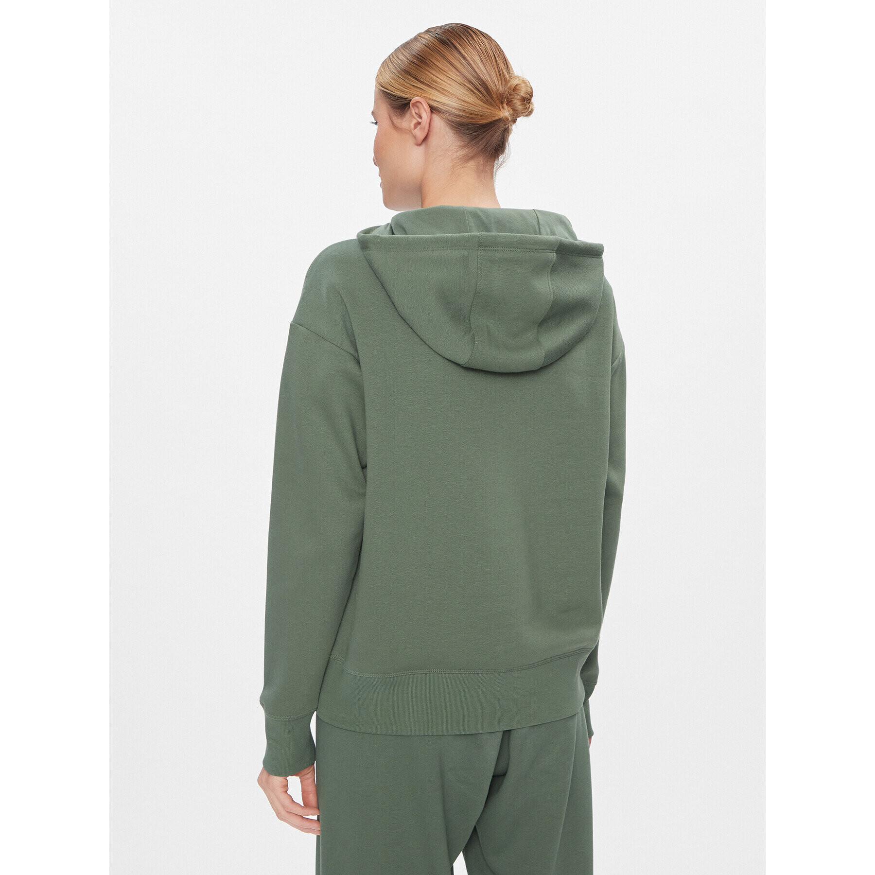 DKNY Sport Bluză DP2T9057 Verde Classic Fit - Pled.ro