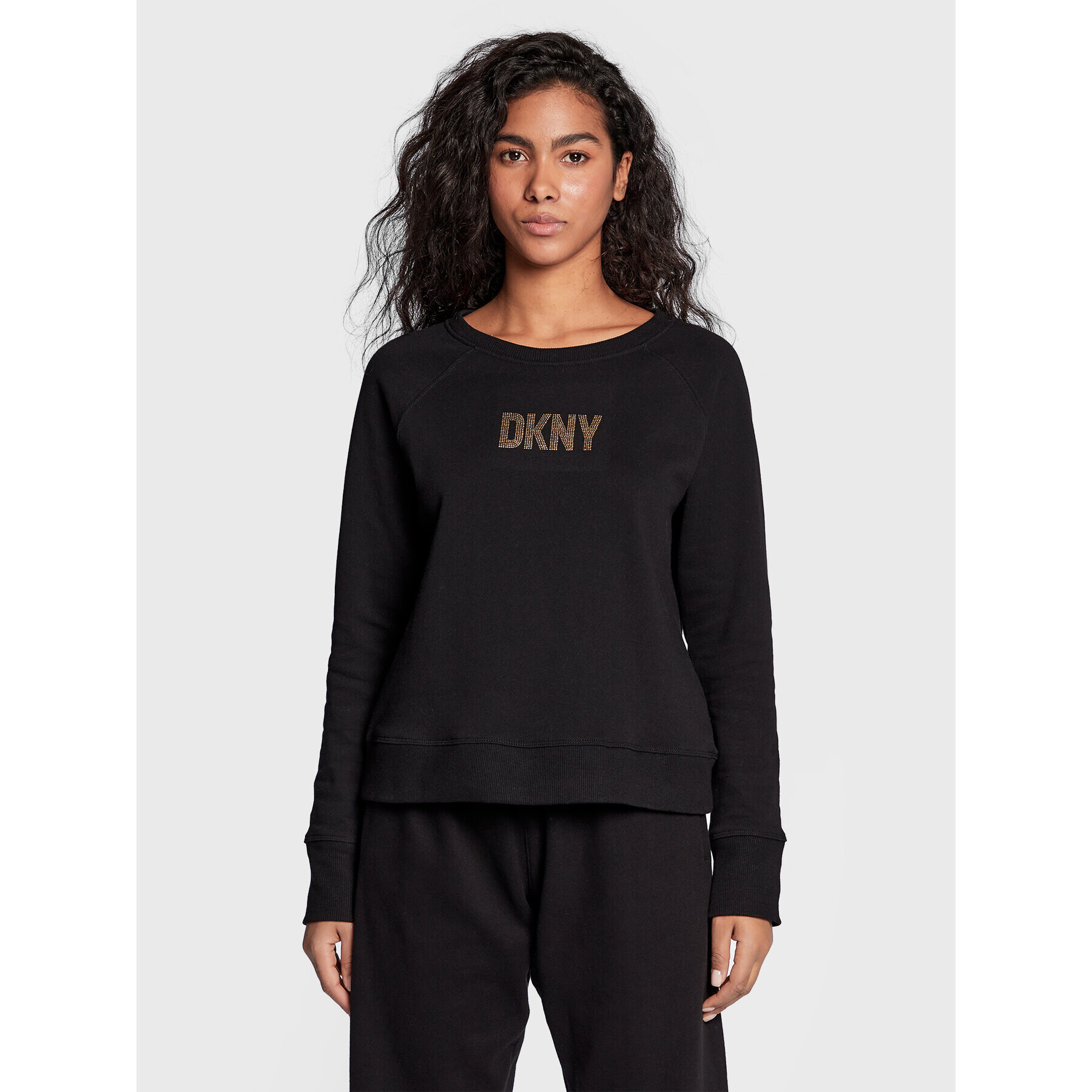 DKNY Sport Bluză DP2T9121 Negru Regular Fit - Pled.ro