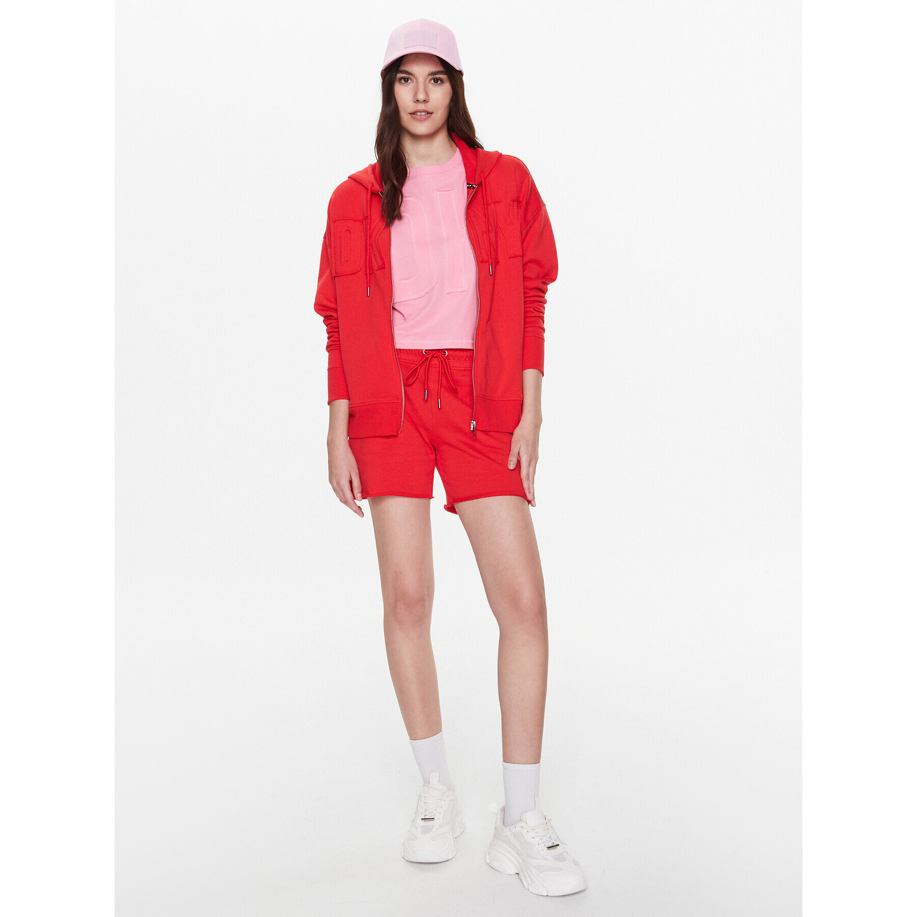 DKNY Sport Bluză DP3J9276 Roșu Classic Fit - Pled.ro