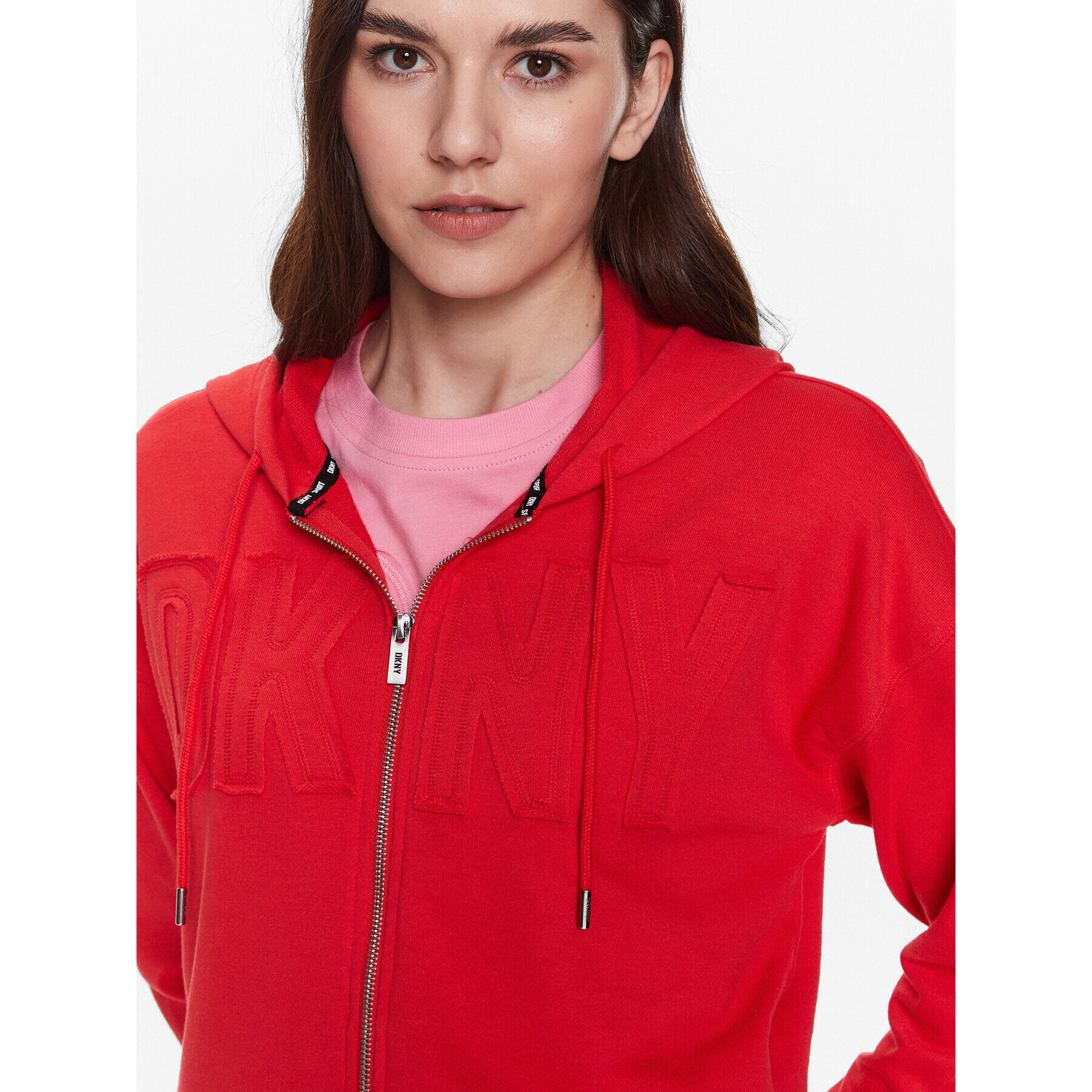 DKNY Sport Bluză DP3J9276 Roșu Classic Fit - Pled.ro