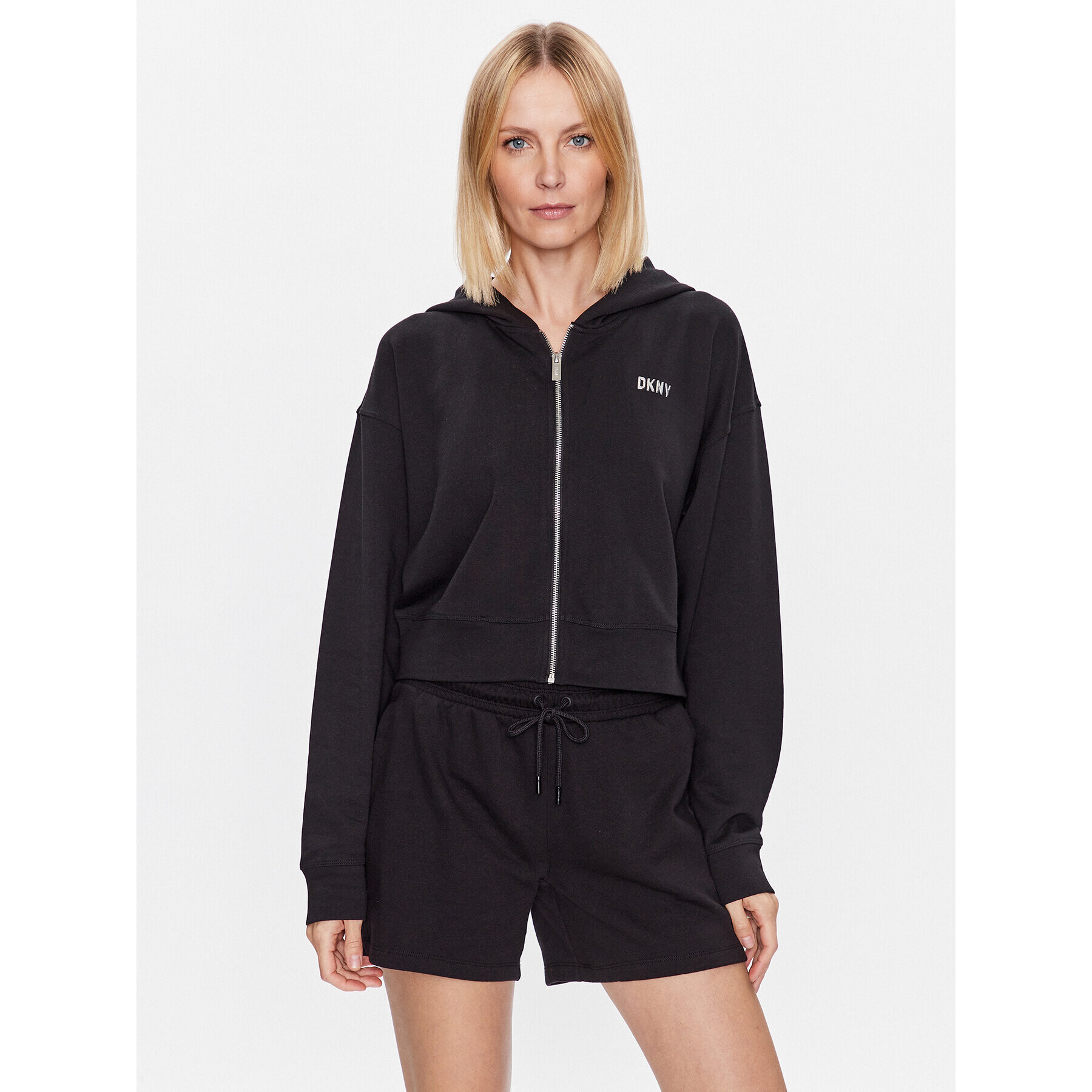 DKNY Sport Bluză DP3J9279 Negru Classic Fit - Pled.ro