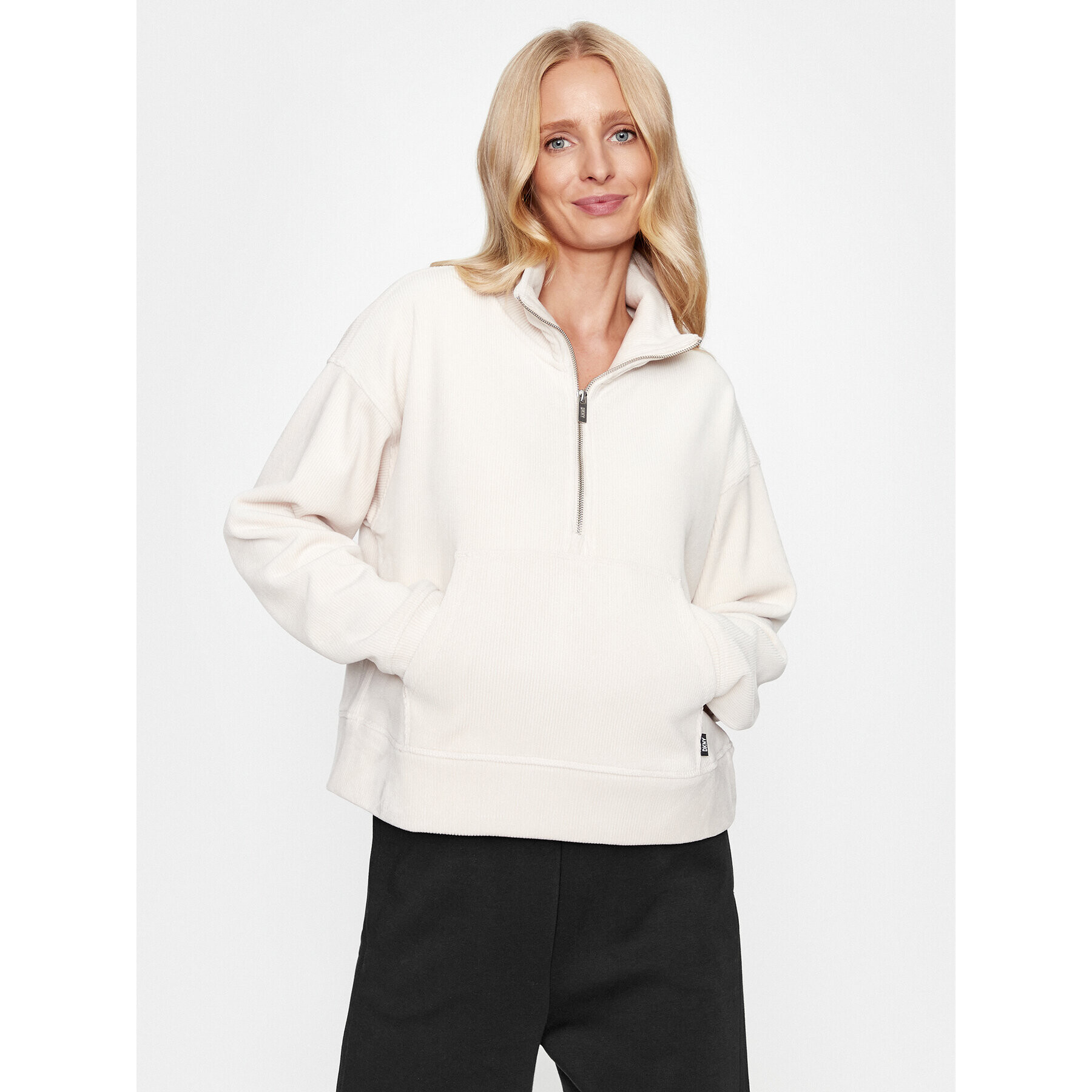 DKNY Sport Bluză DP3T9414 Écru Regular Fit - Pled.ro