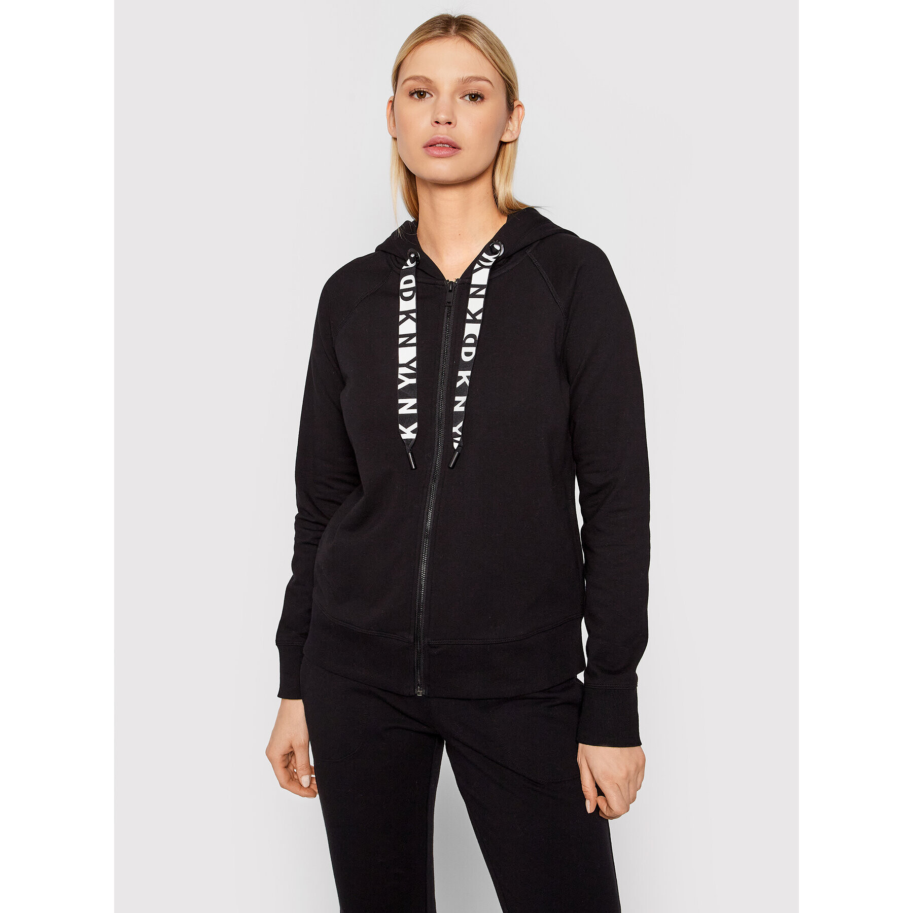 DKNY Sport Bluză DP9J8598 Negru Regular Fit - Pled.ro