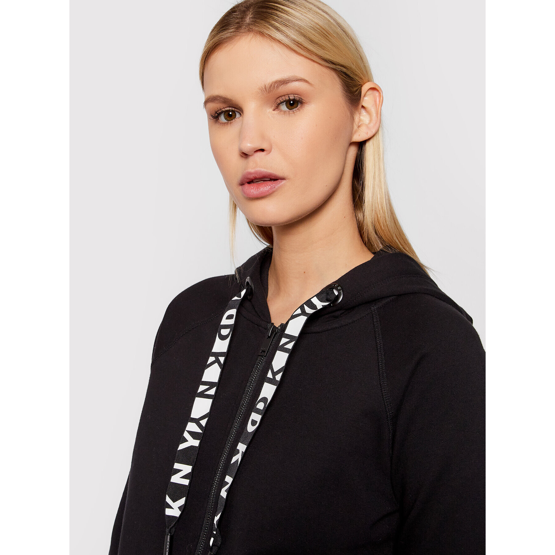 DKNY Sport Bluză DP9J8598 Negru Regular Fit - Pled.ro