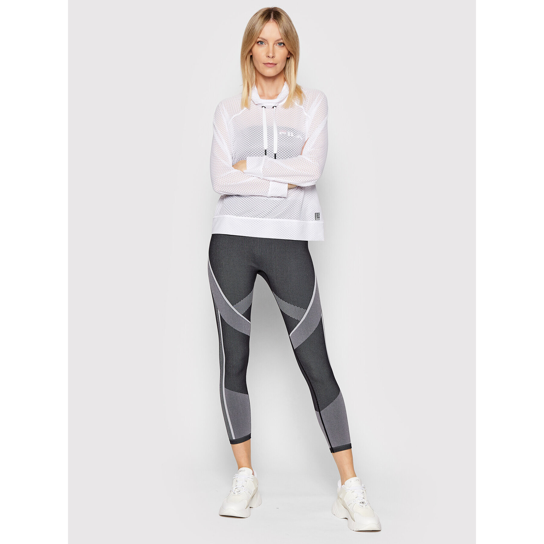 DKNY Sport Bluză DP9T6457 Alb Regular Fit - Pled.ro