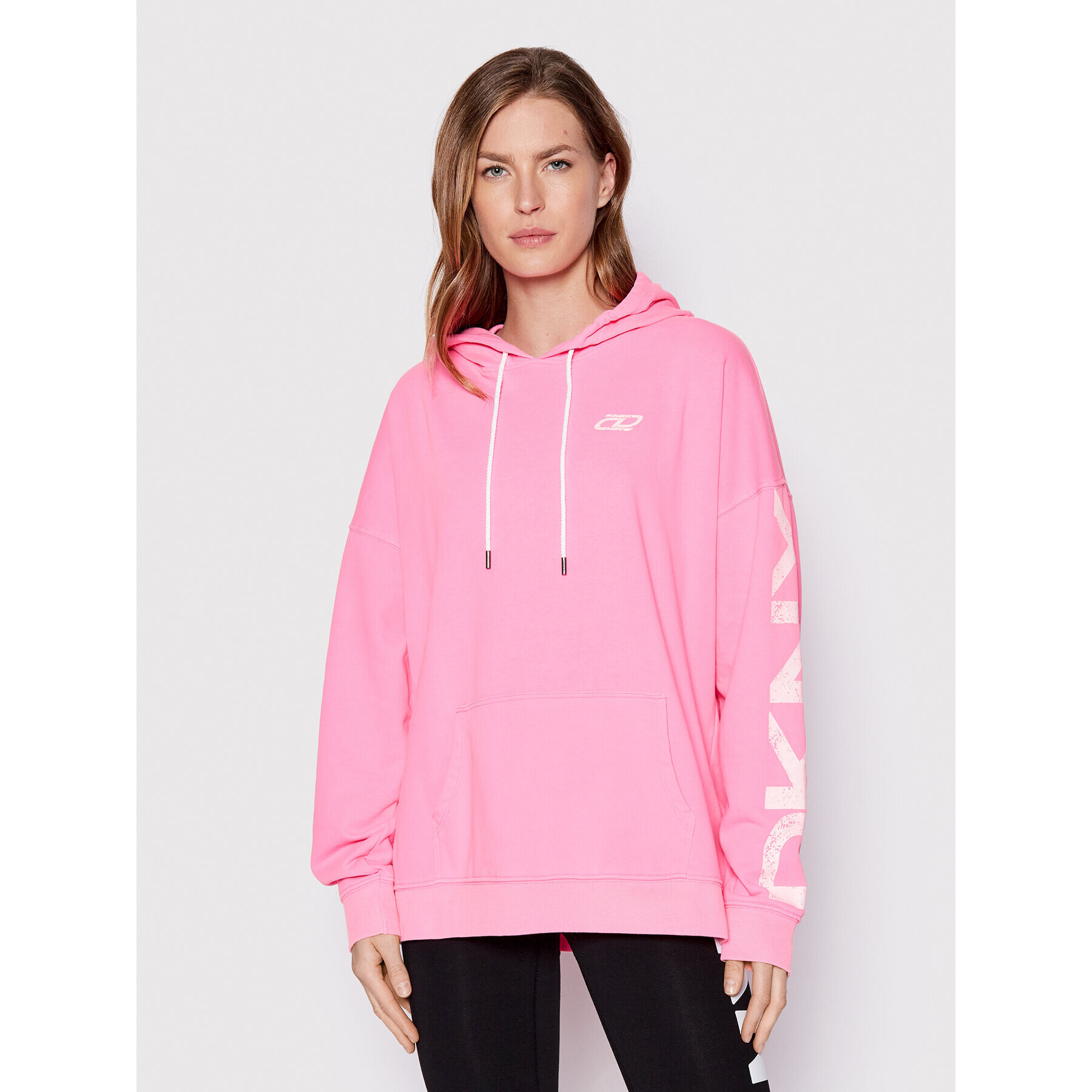 DKNY Sport Bluză DP1T8461 Roz Relaxed Fit - Pled.ro