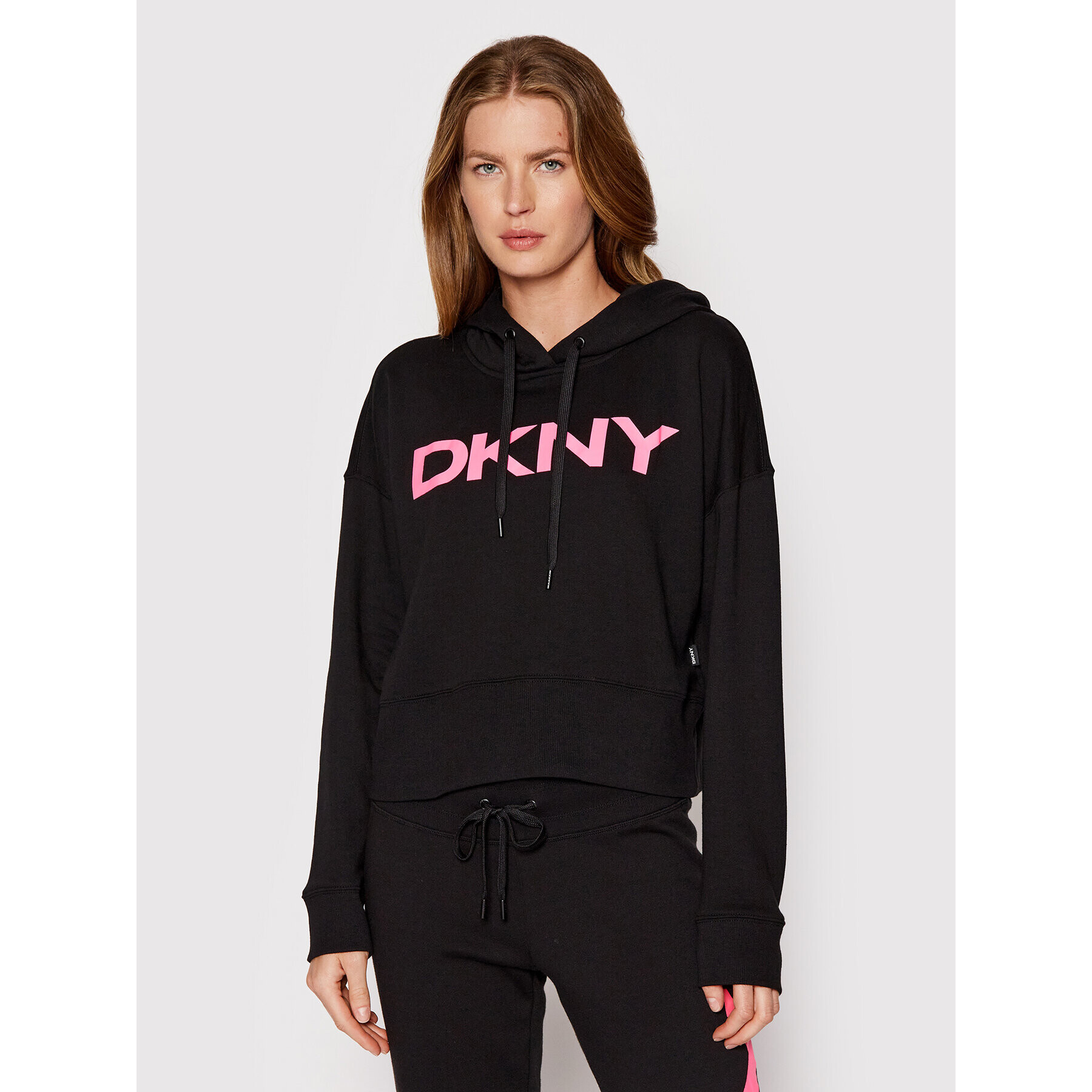 DKNY Sport Bluză DP1T8642 Negru Regular Fit - Pled.ro