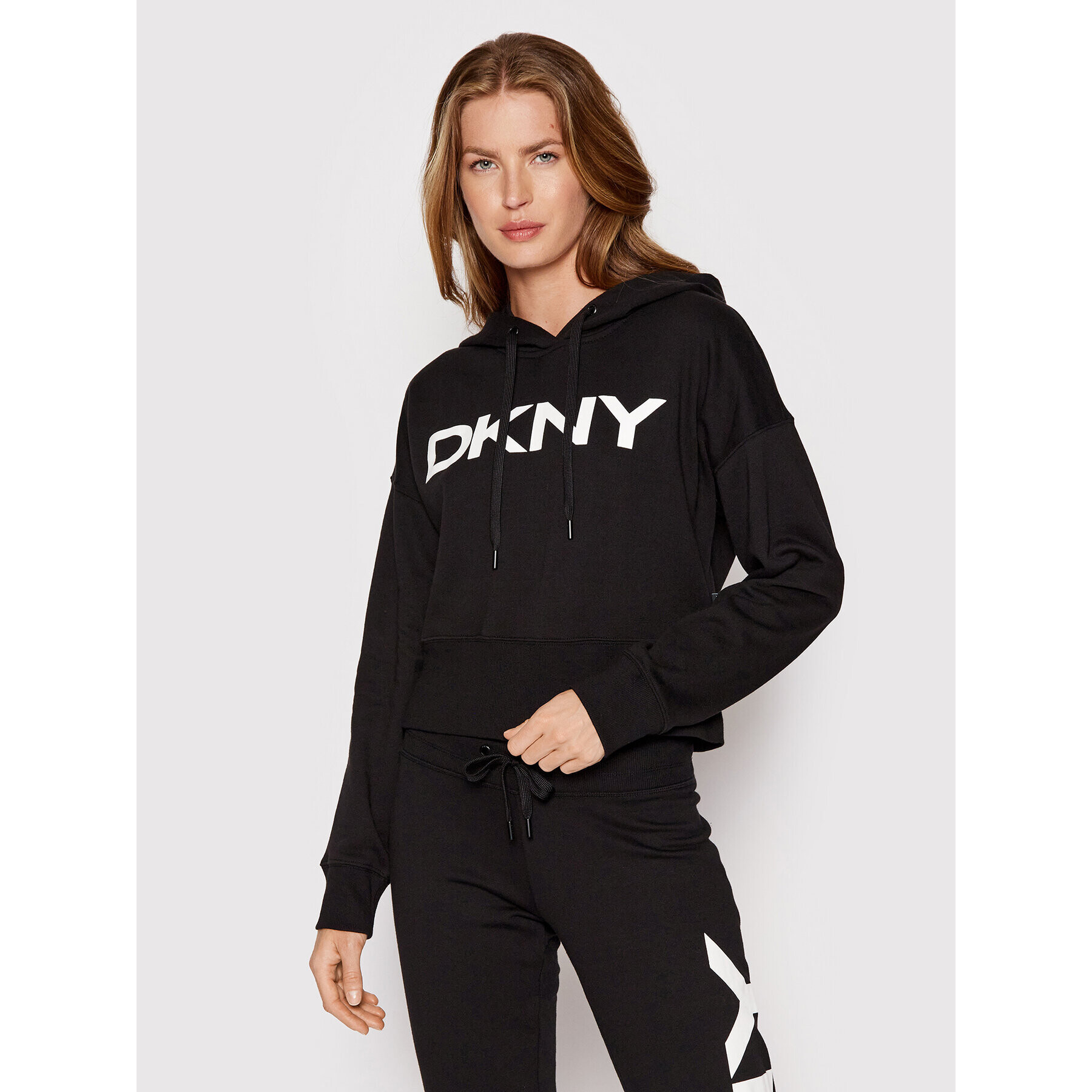 DKNY Sport Bluză DP1T8642 Negru Regular Fit - Pled.ro