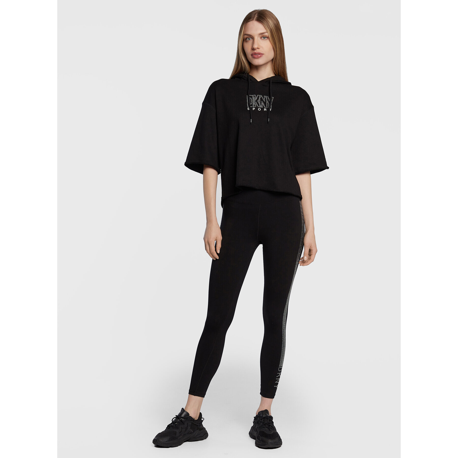 DKNY Sport Bluză DP2T9072 Negru Regular Fit - Pled.ro