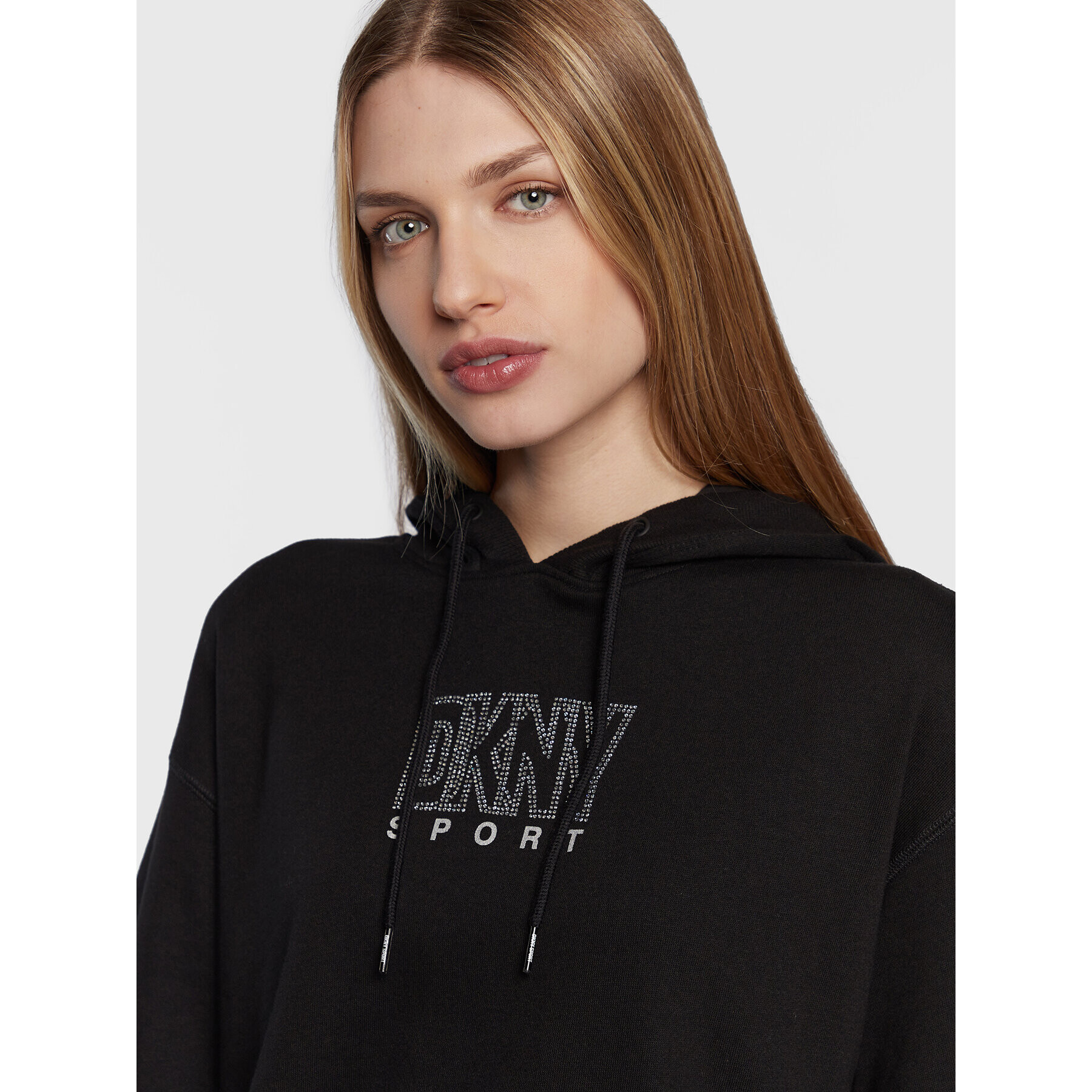 DKNY Sport Bluză DP2T9072 Negru Regular Fit - Pled.ro