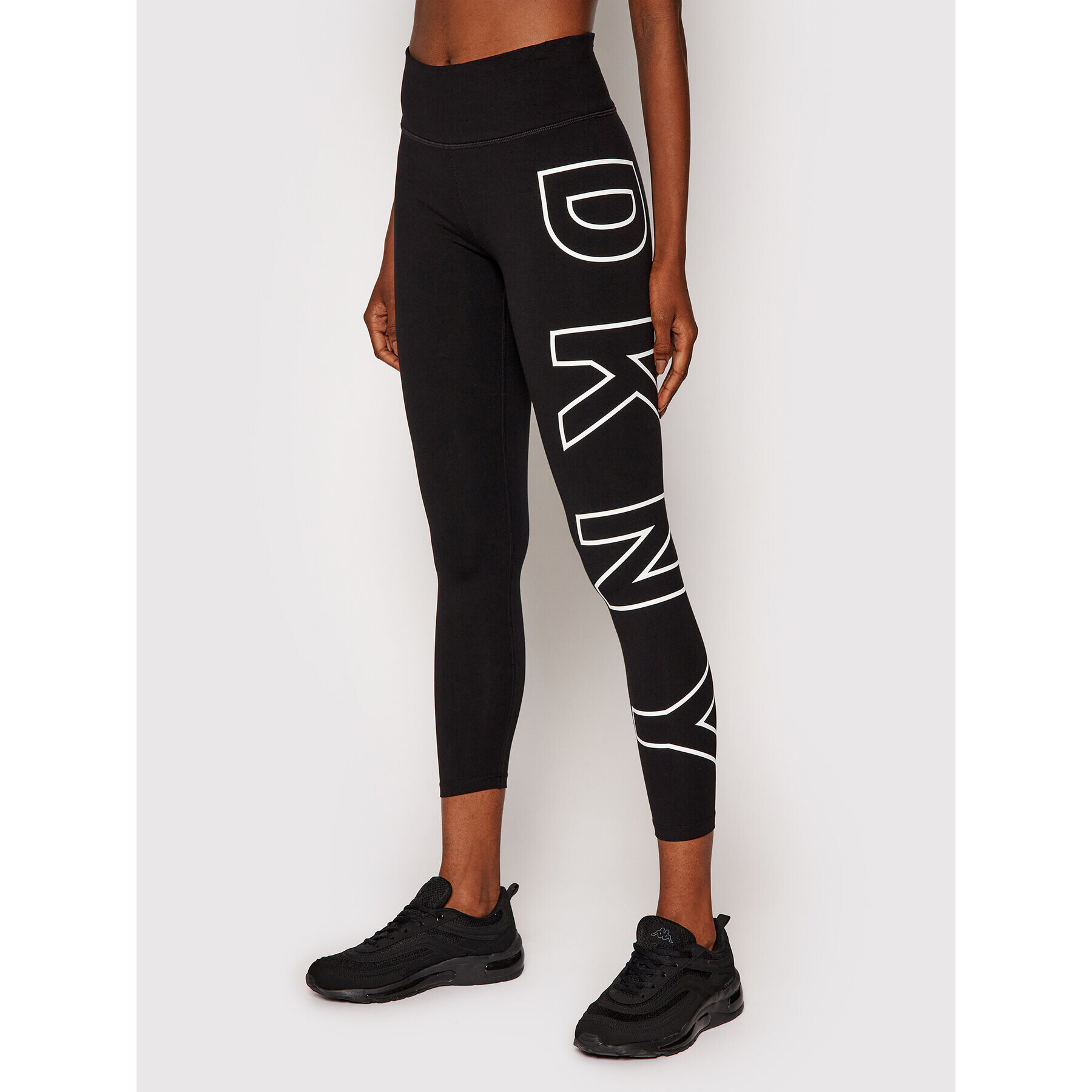 DKNY Sport Colanți DP1P1960 Negru Slim Fit - Pled.ro